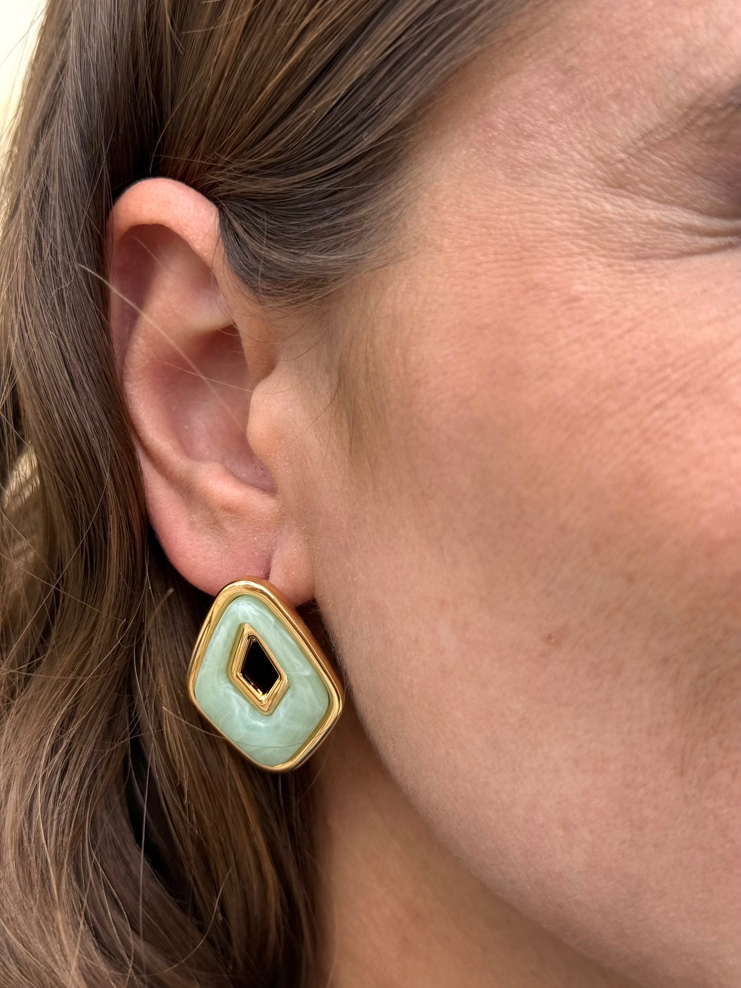 Pendientes Erika Verde Mar
