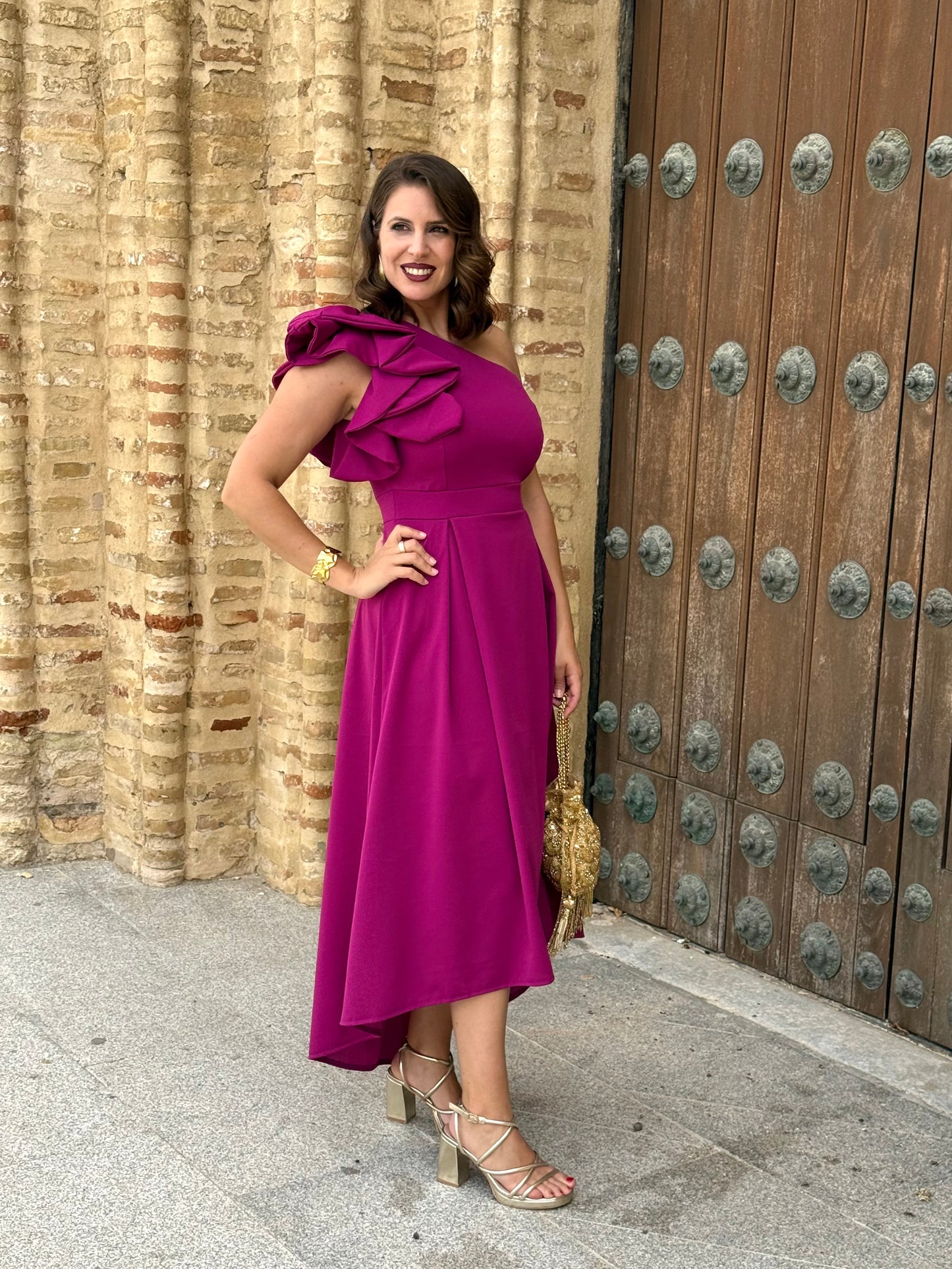 Vestido Nayara Buganvilla