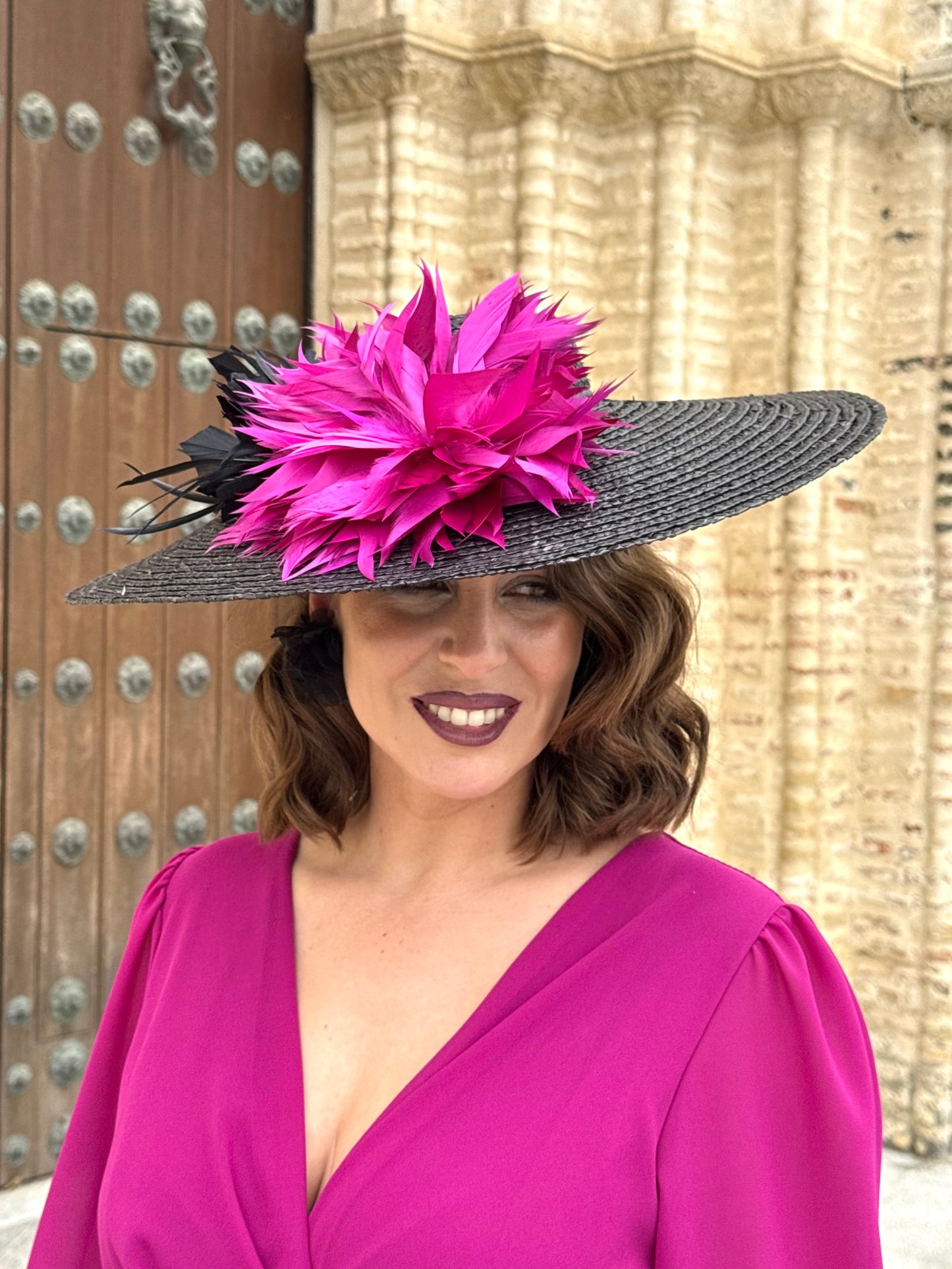 Pamela Negra Con plumas