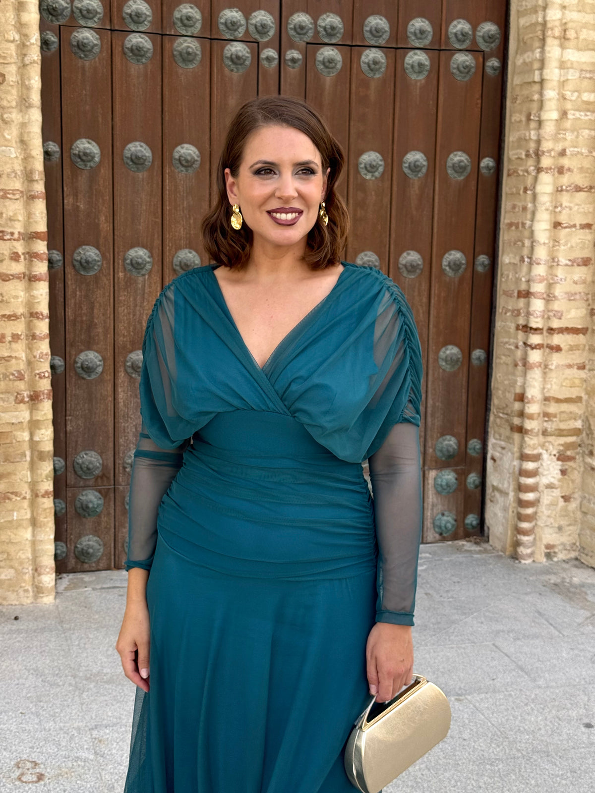 Vestido Graciela Turquesa