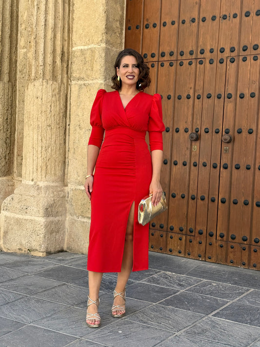 Vestido Floria Rojo