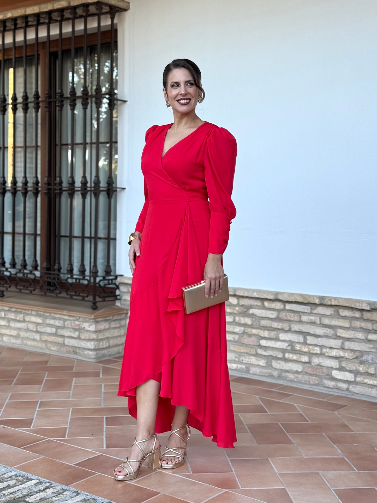 Vestido Isabela Rojo