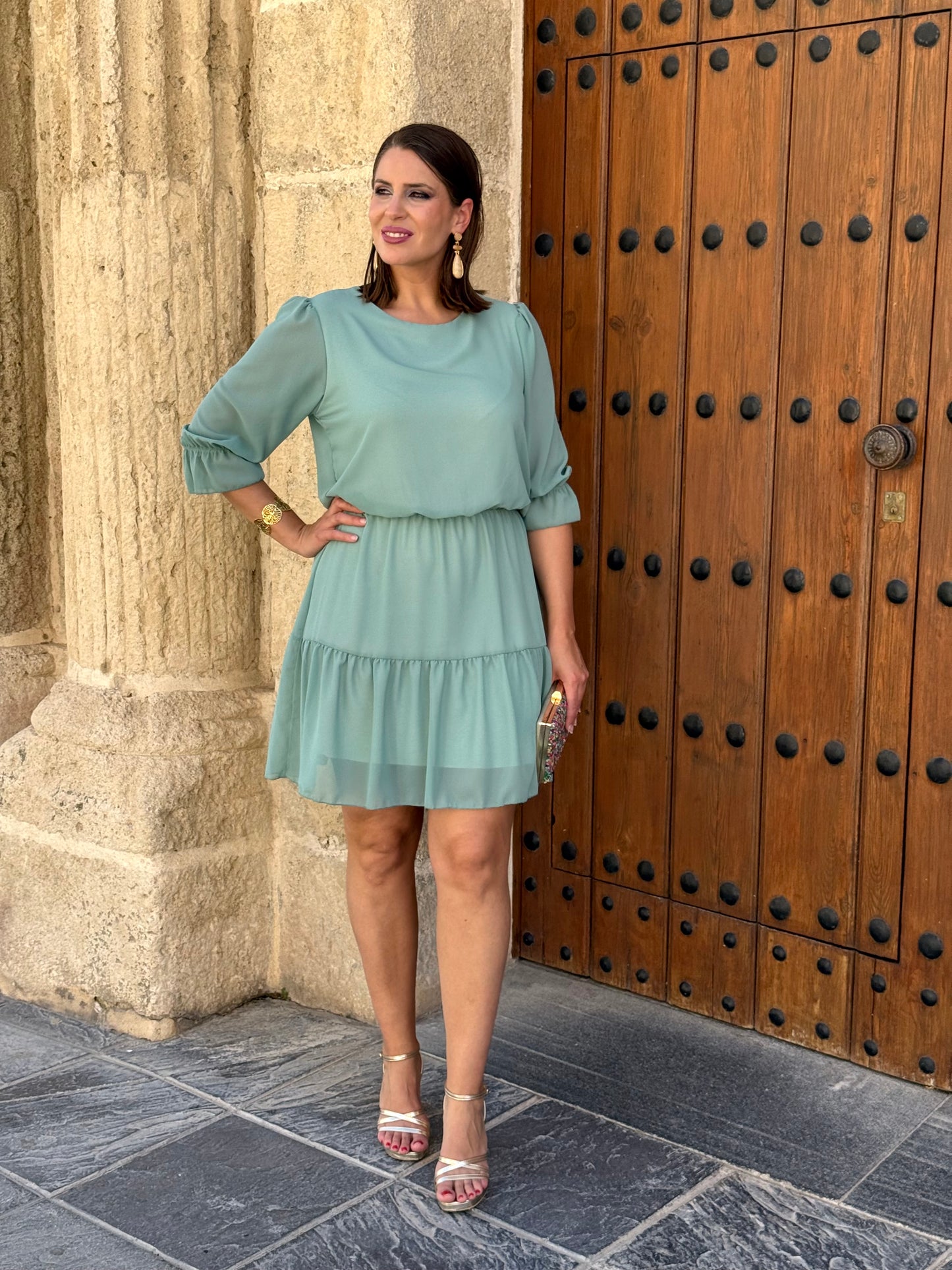 Vestido Génova Agua Marina