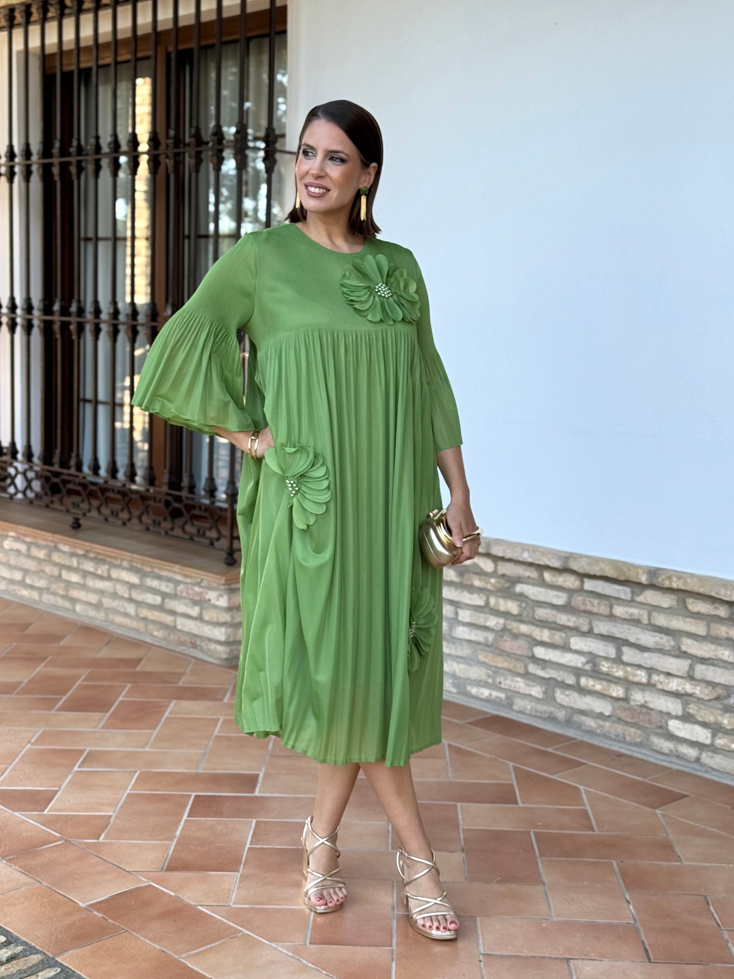 Vestido Magnolia Verde