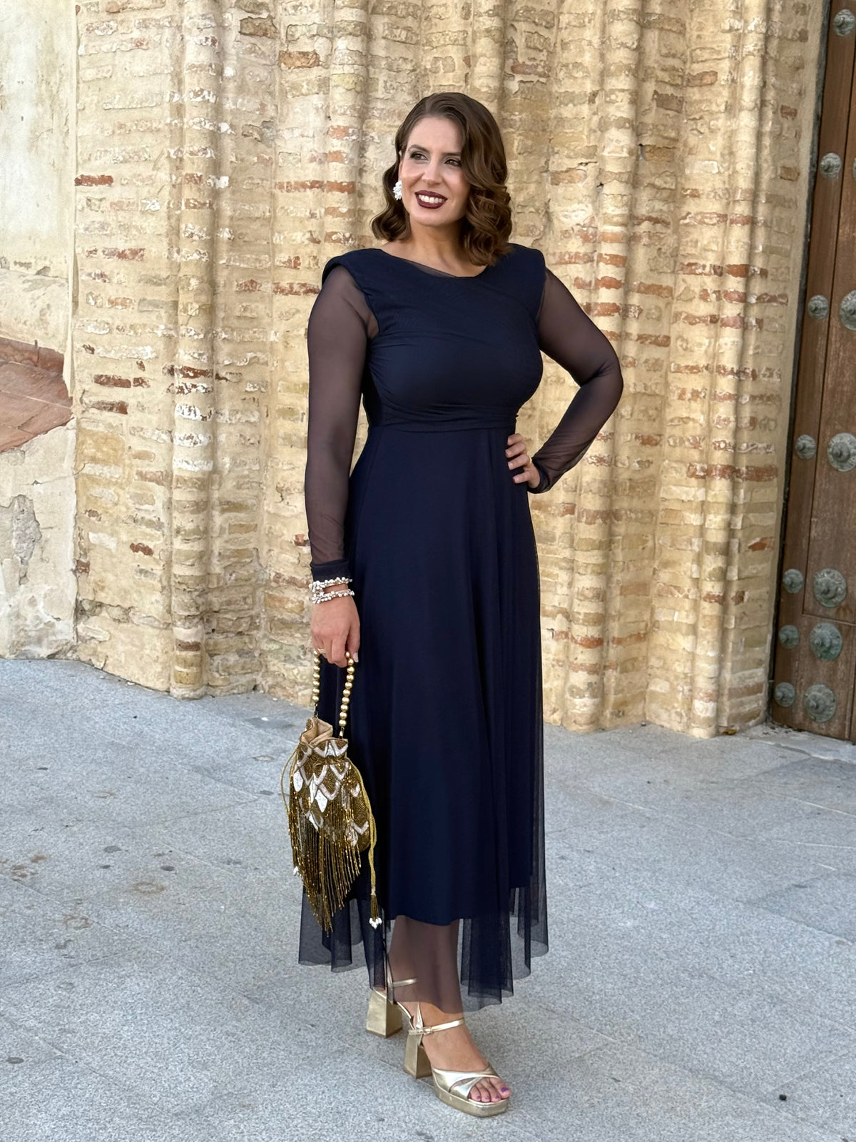 Vestido Dulcinea Marino