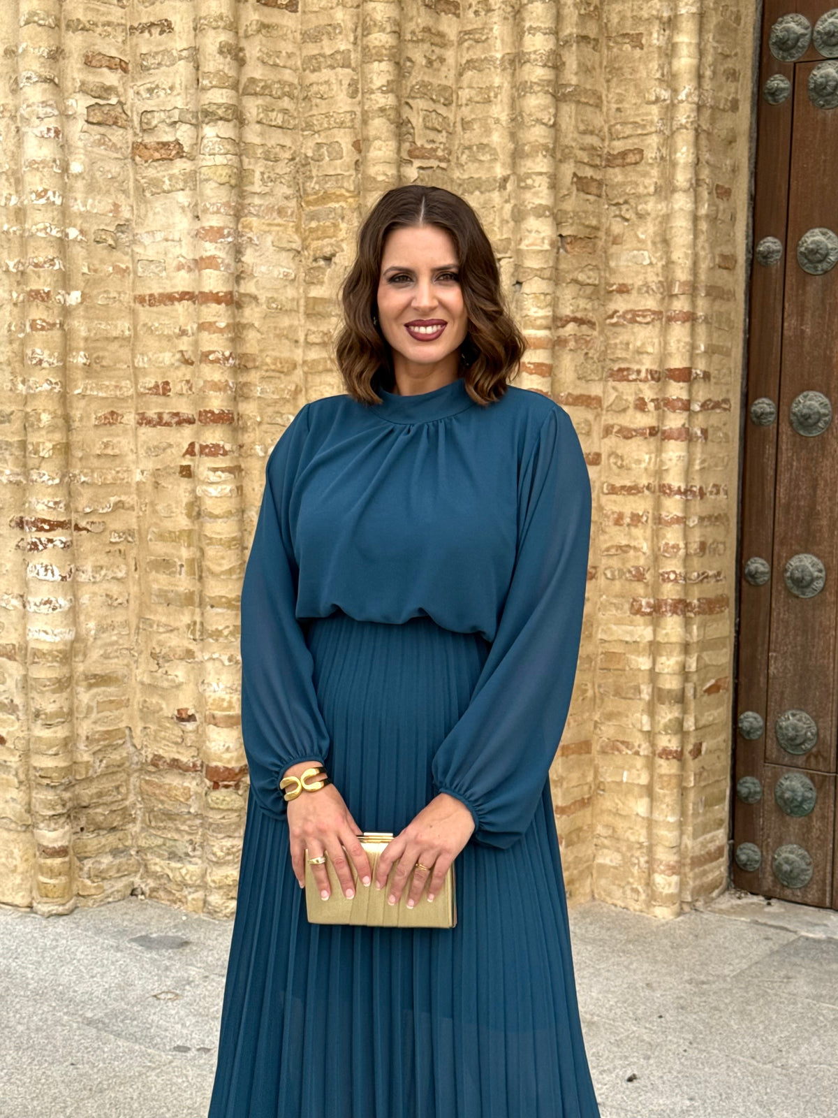 Vestido Julieta Petróleo