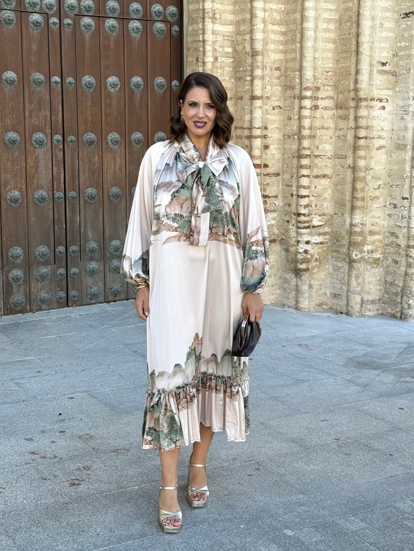 Vestido Karol Beige
