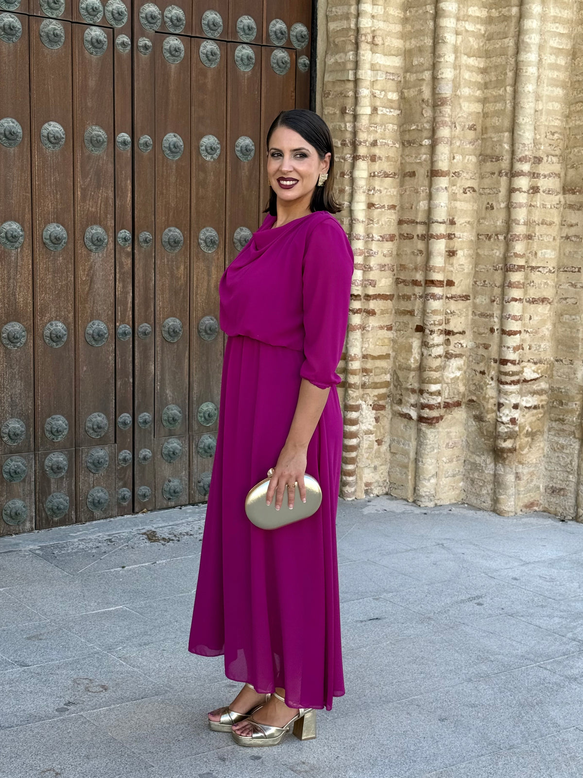 Vestido Miriam Buganvilla