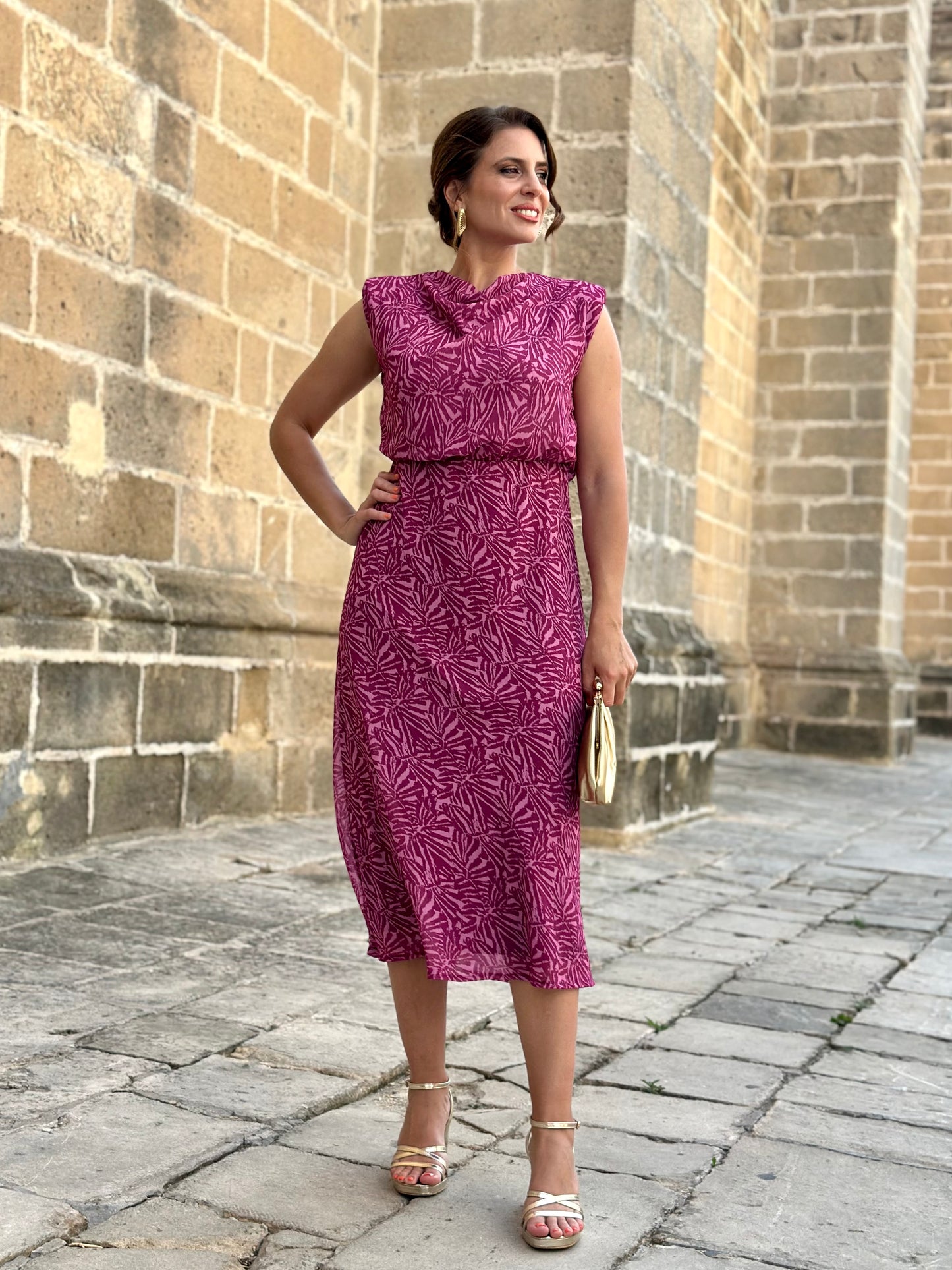 Vestido Bombay Buganvilla