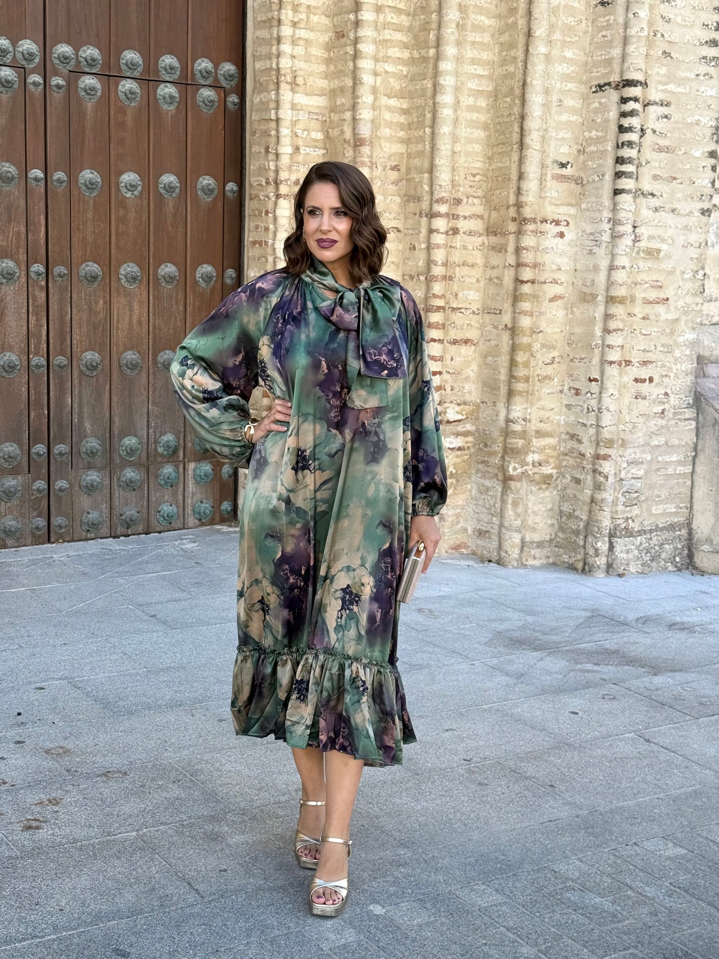 Vestido Karol Petróleo