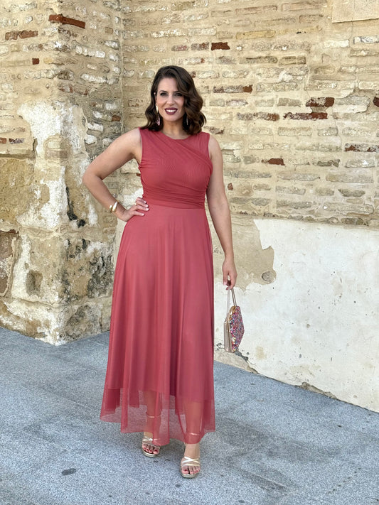 Vestido Dulcinea Coral
