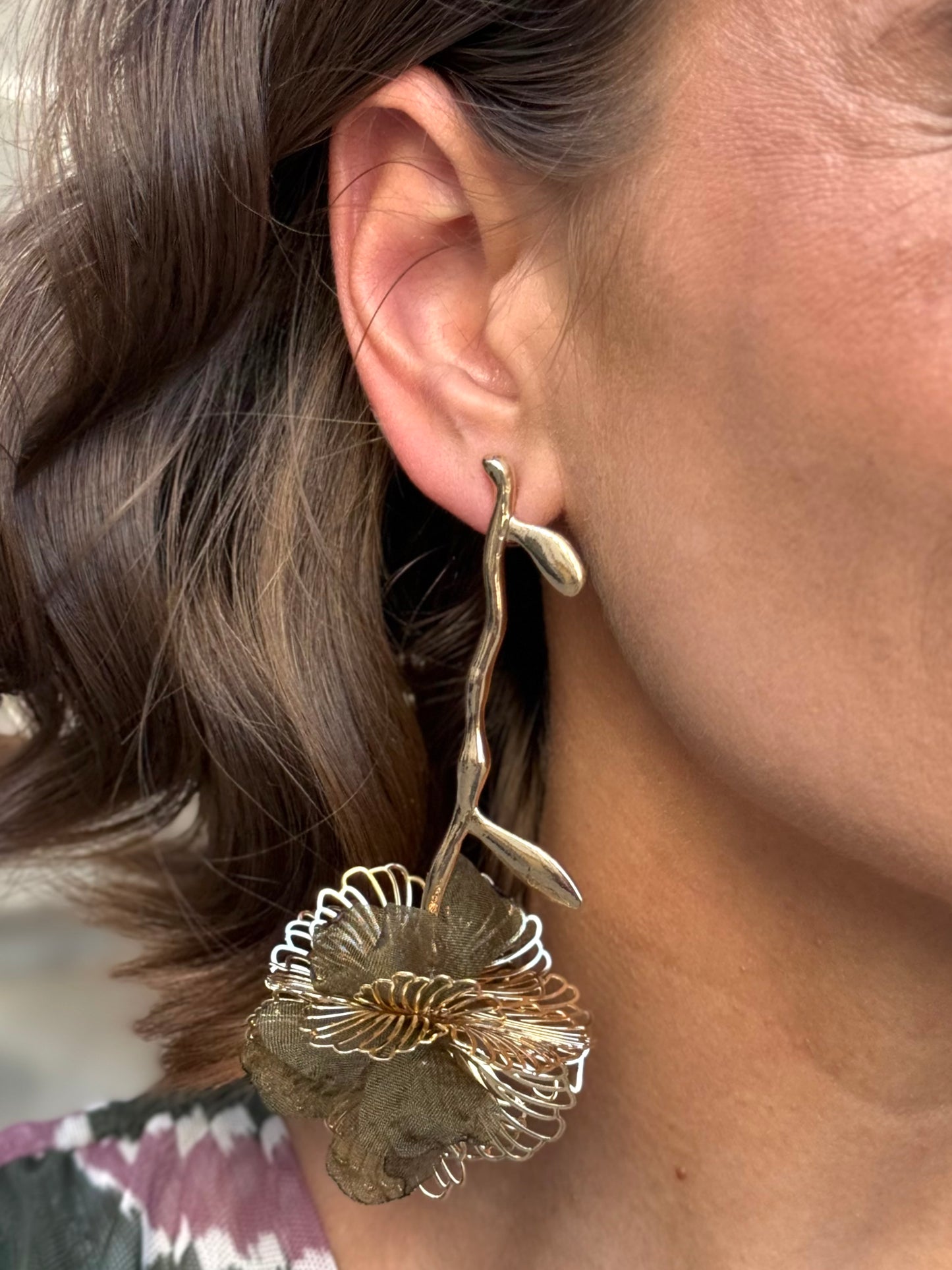 Pendientes Marieta Kaki