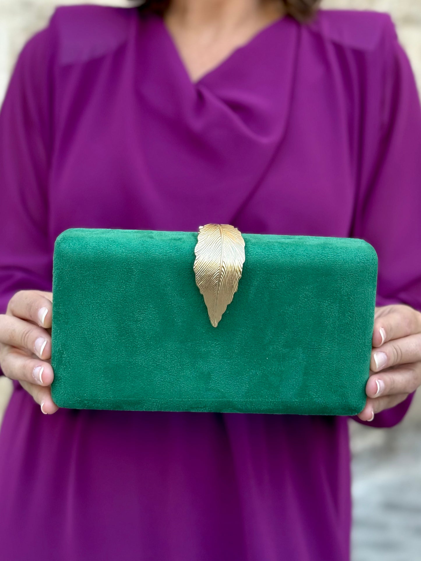 Bolso Hoja Verde