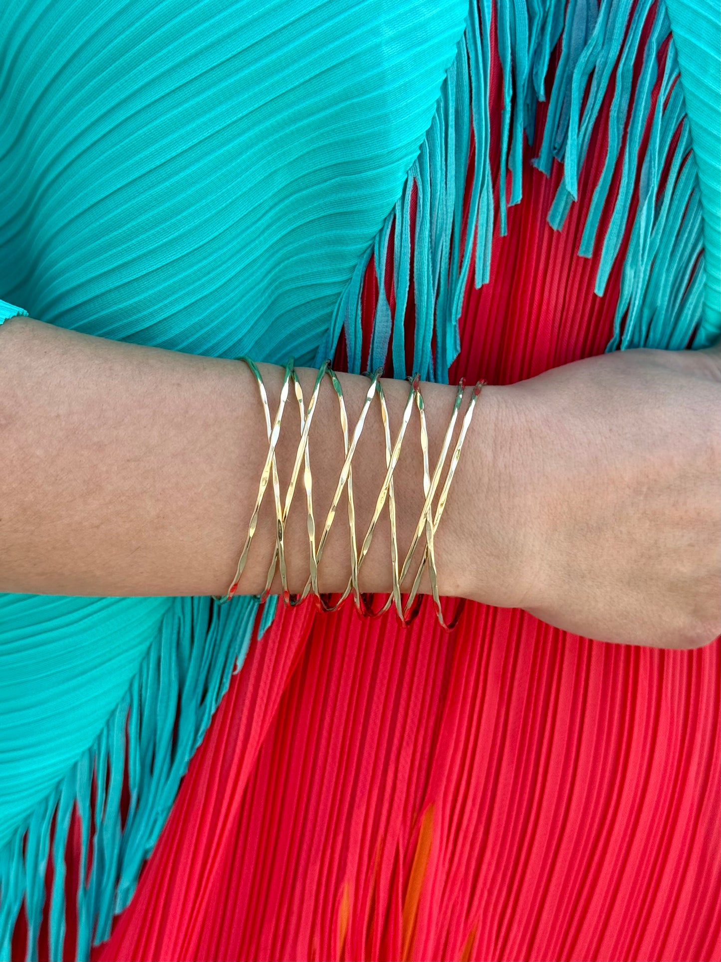 Pulsera Palma Dorado