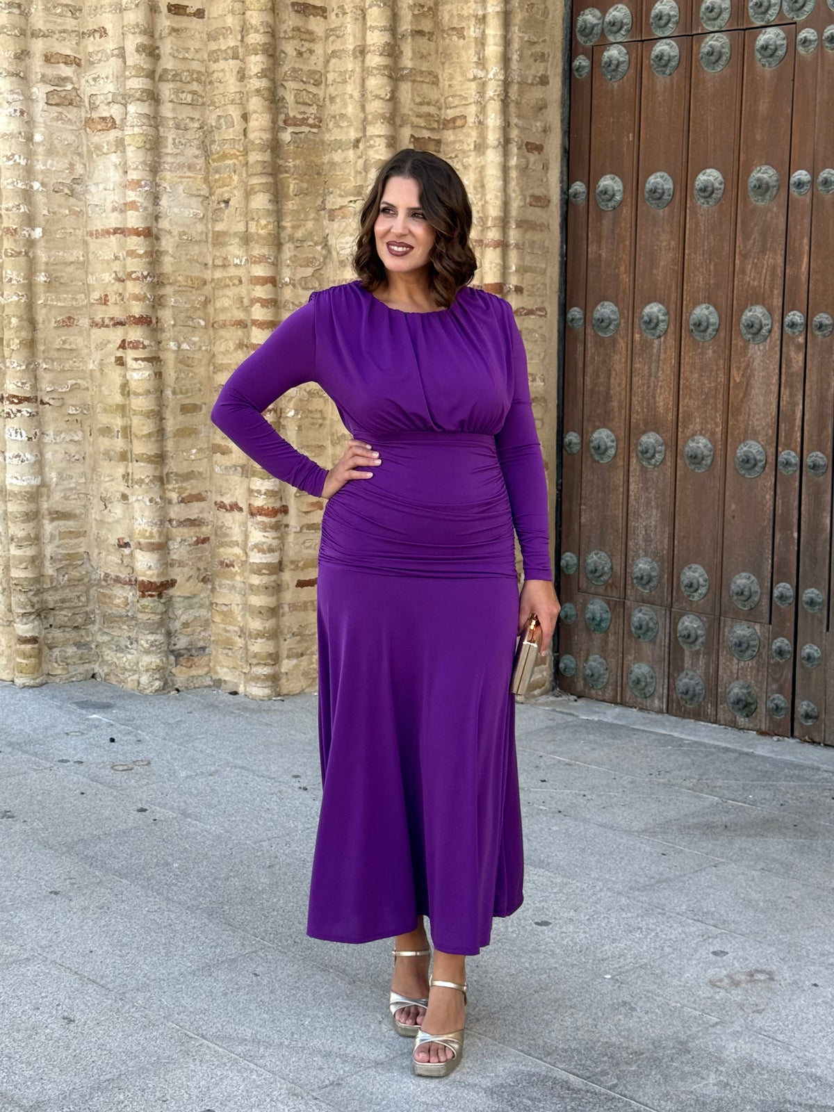 Vestido Burano Morado