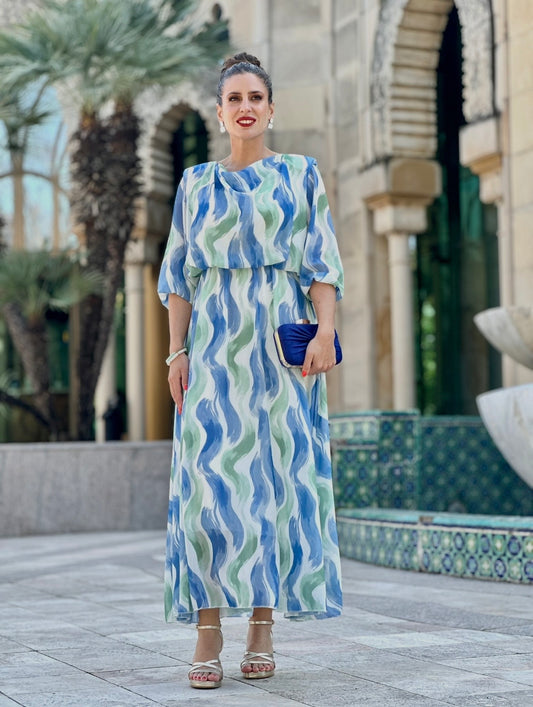 Vestido Mónica estampado