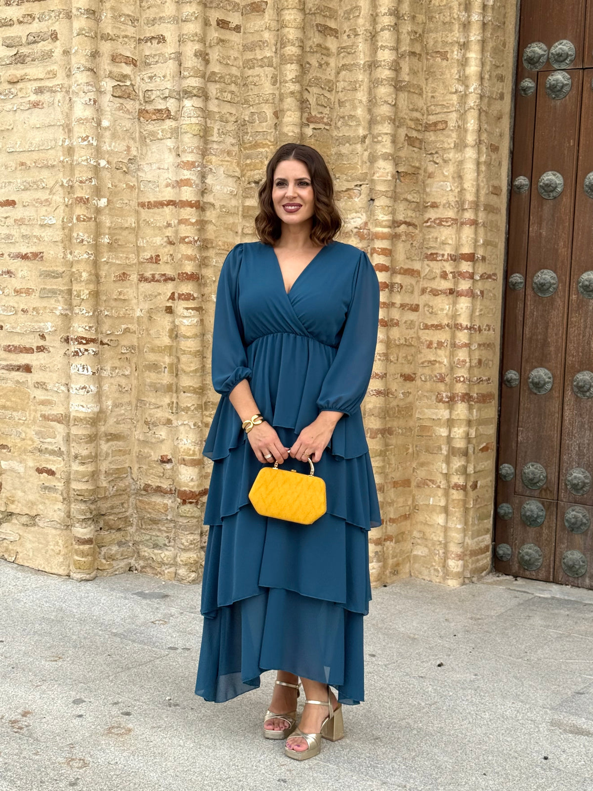 Vestido Salomé Petróleo