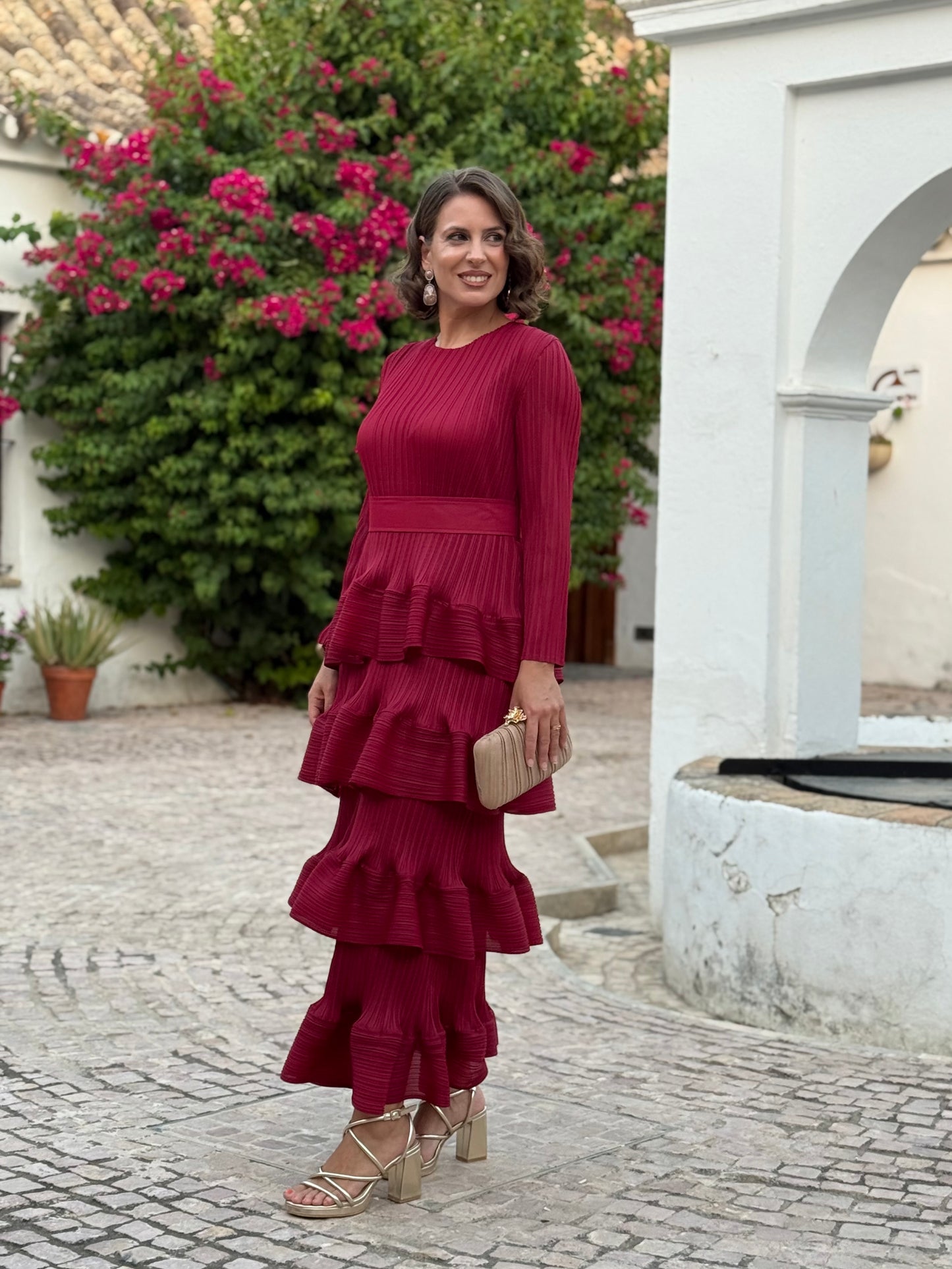 Vestido Lucrecia Vino