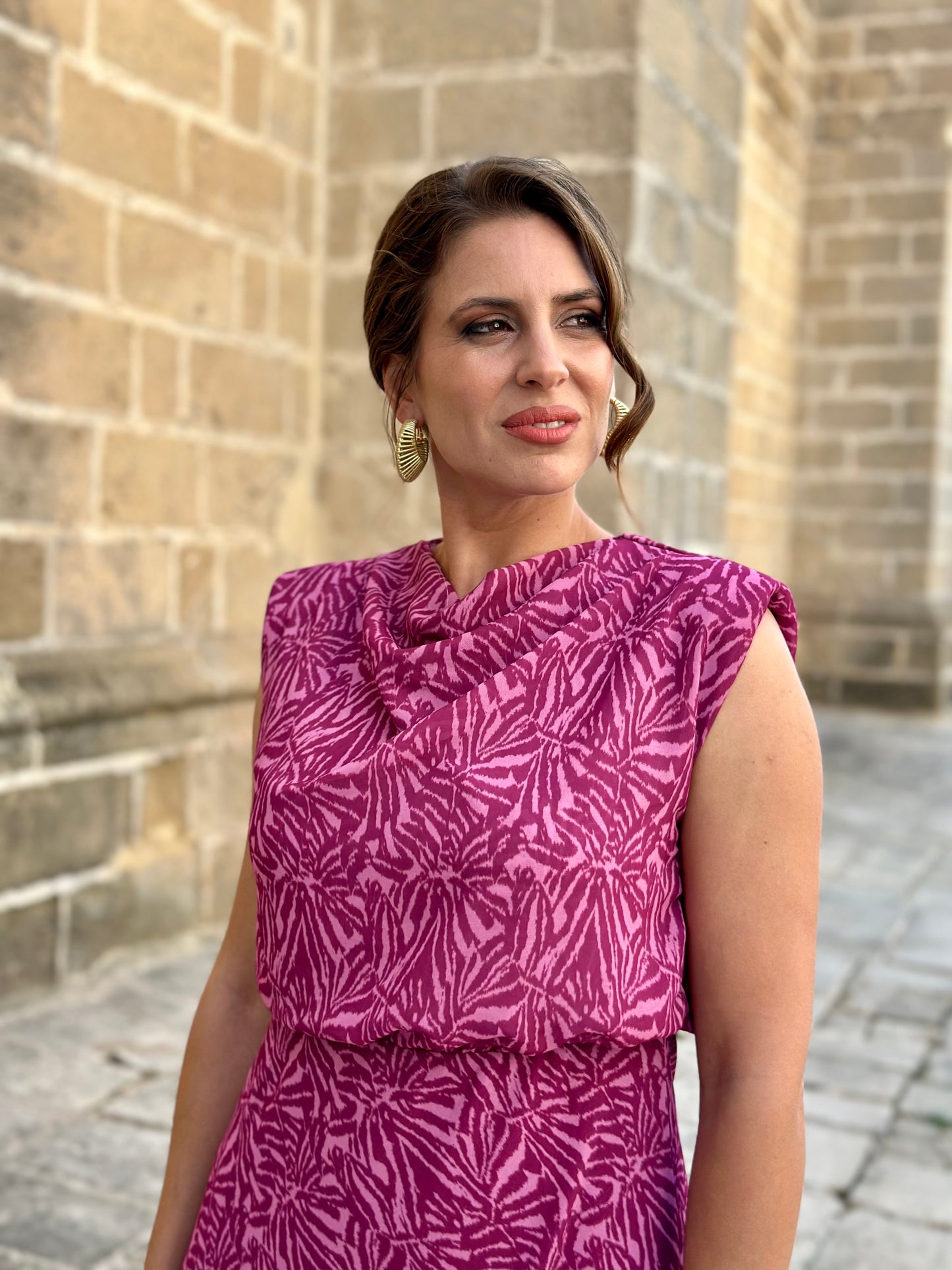 Vestido Bombay Buganvilla