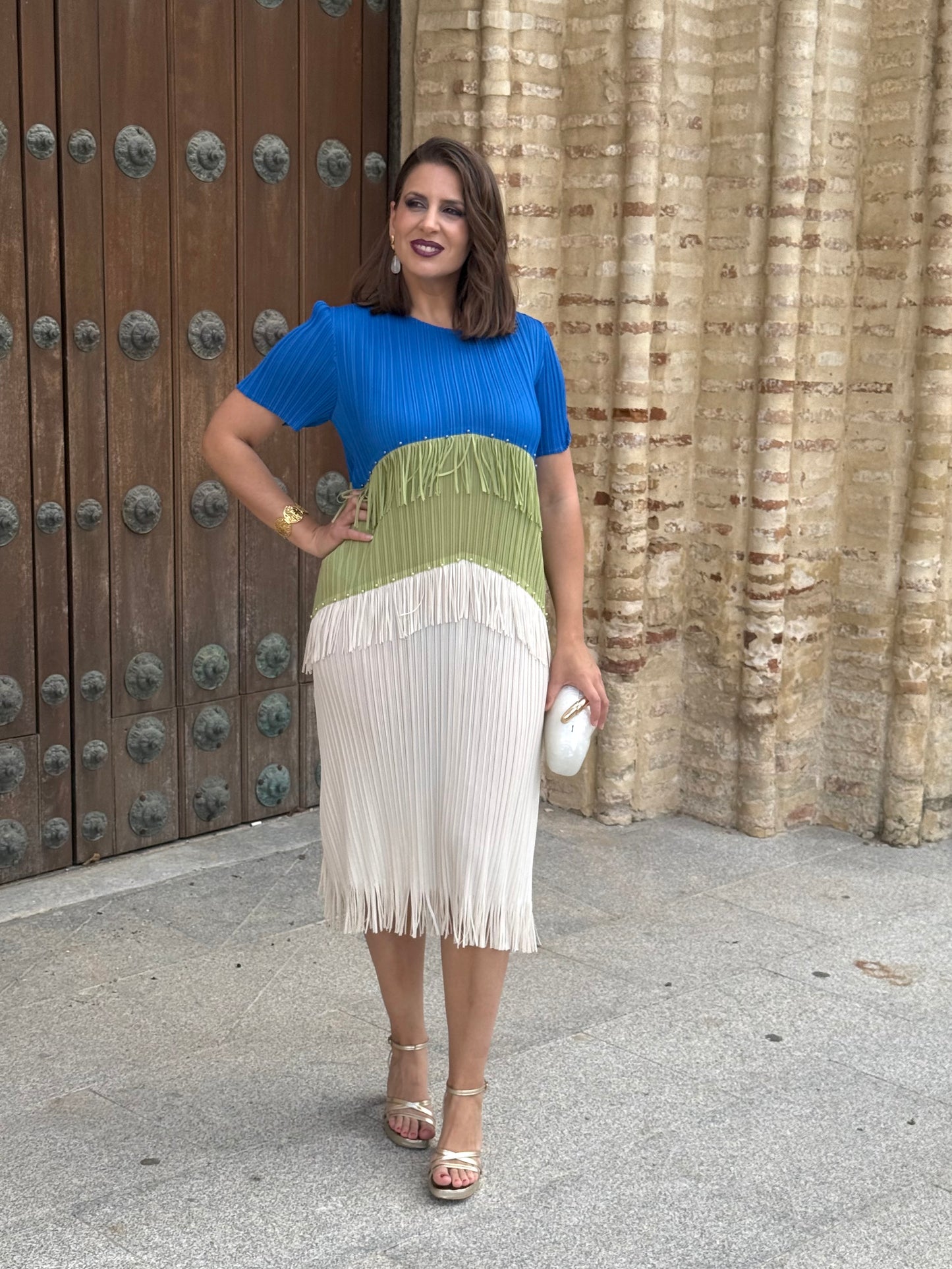 Vestido Berta Azul
