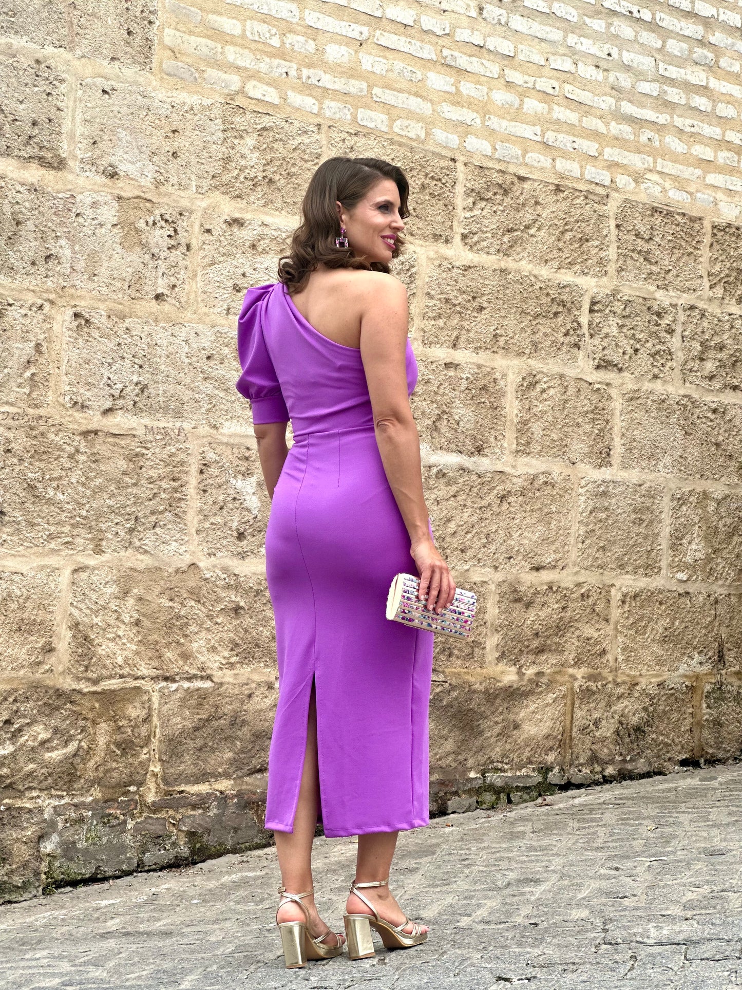 Vestido Gadea Malva