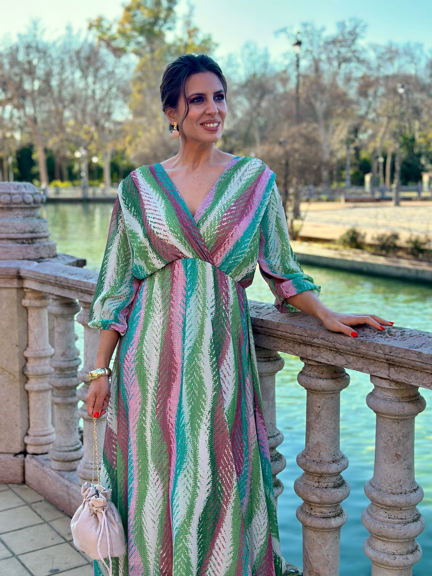 Vestido Rubí Verde