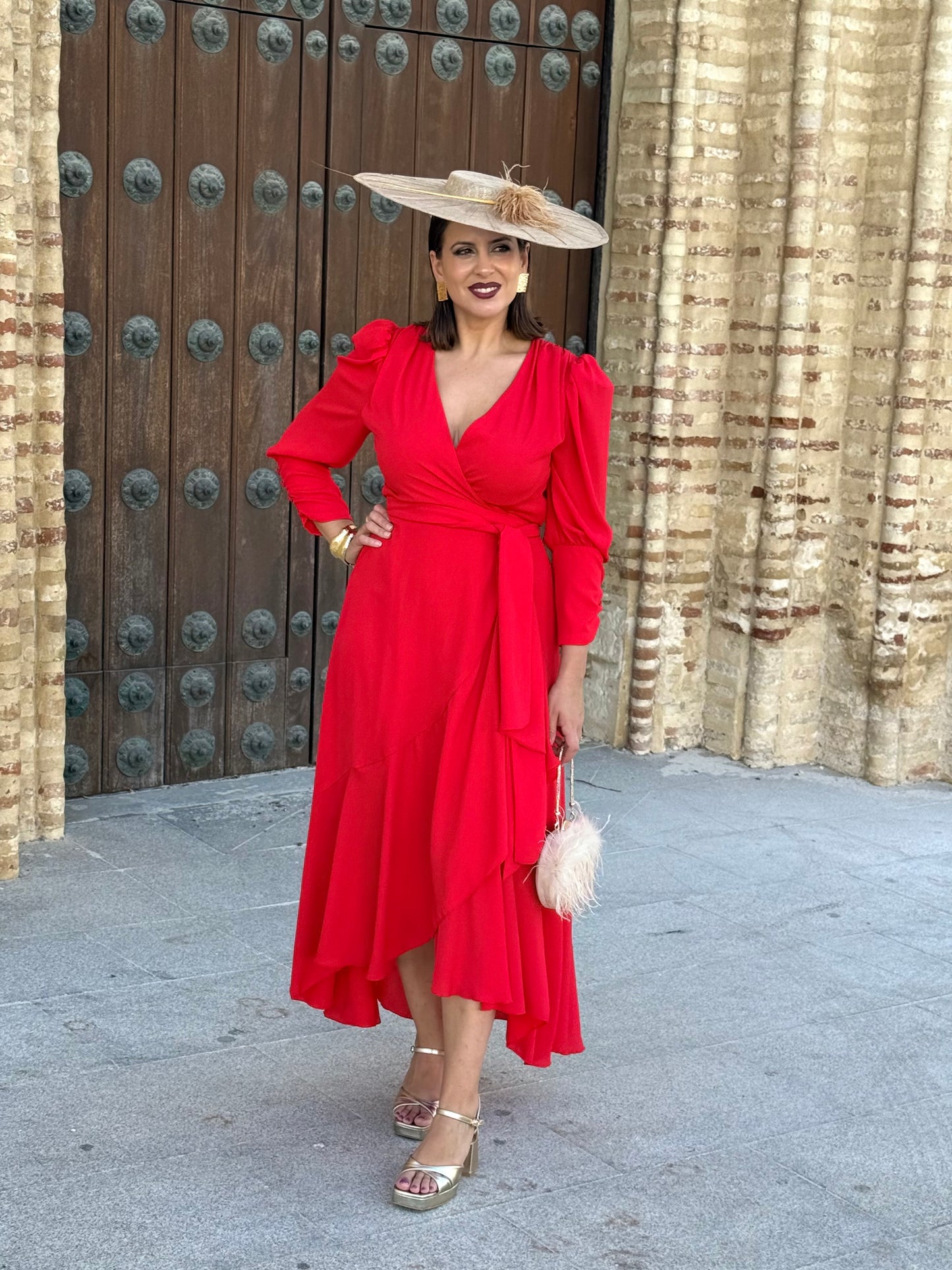 Vestido Isabela Rojo