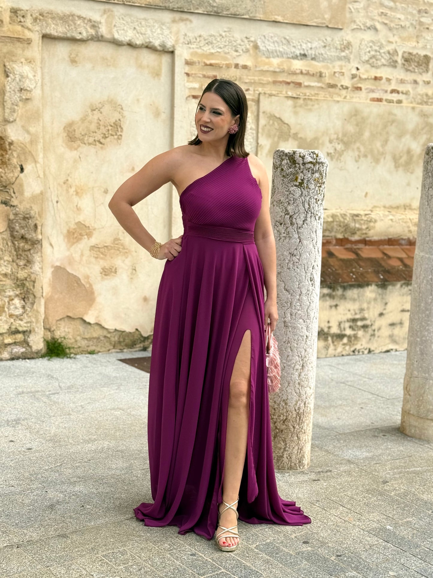 Vestido Samantha Berenjena