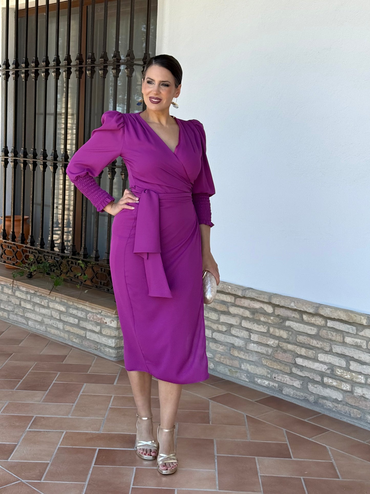 Vestido Vega Buganvilla