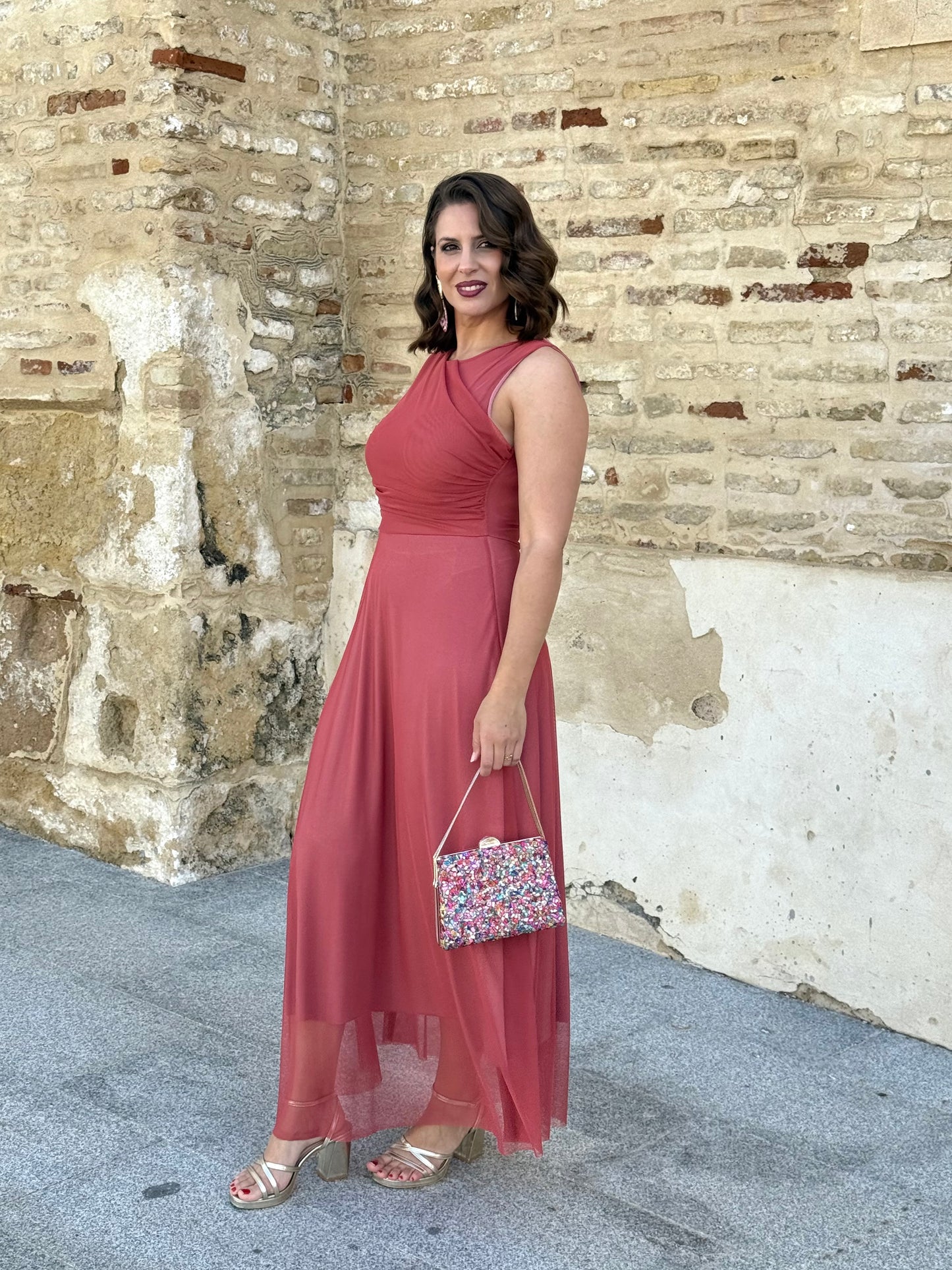 Vestido Dulcinea Coral