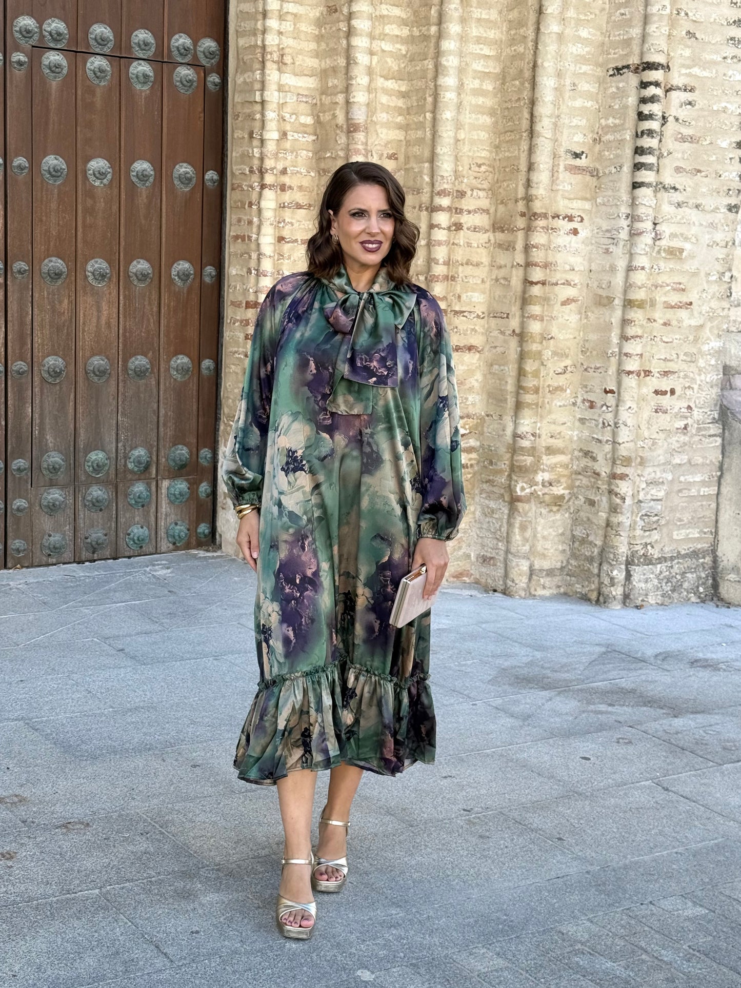 Vestido Karol Petróleo