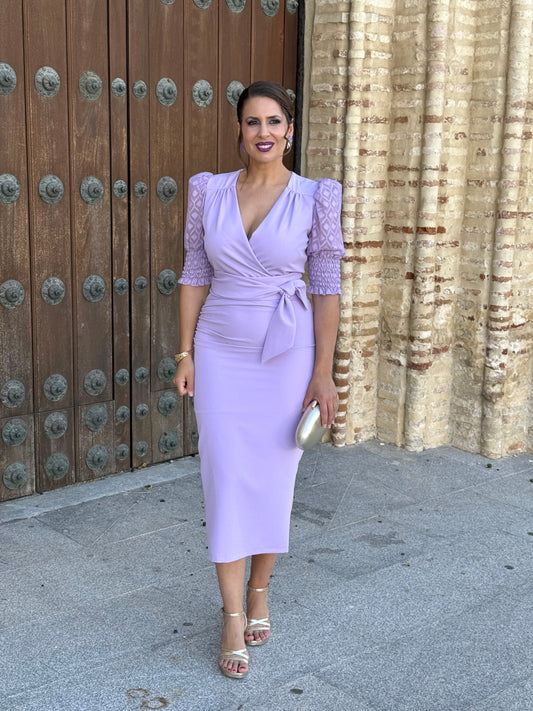 Vestido Calista Malva