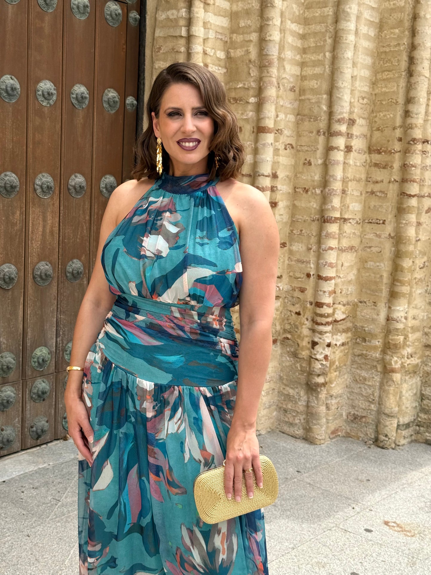 Vestido Davinia Turquesa