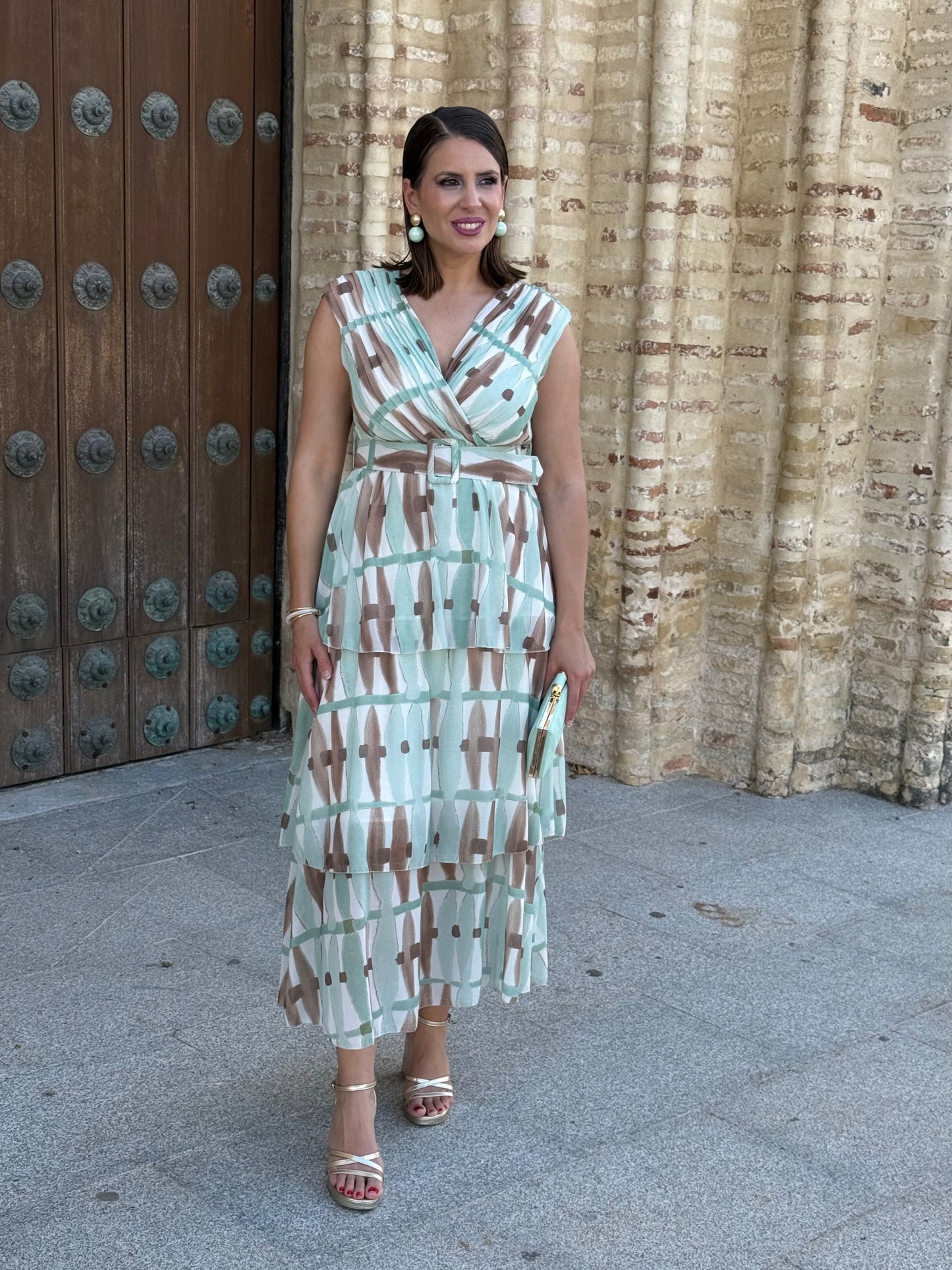 Vestido Almara Verde agua