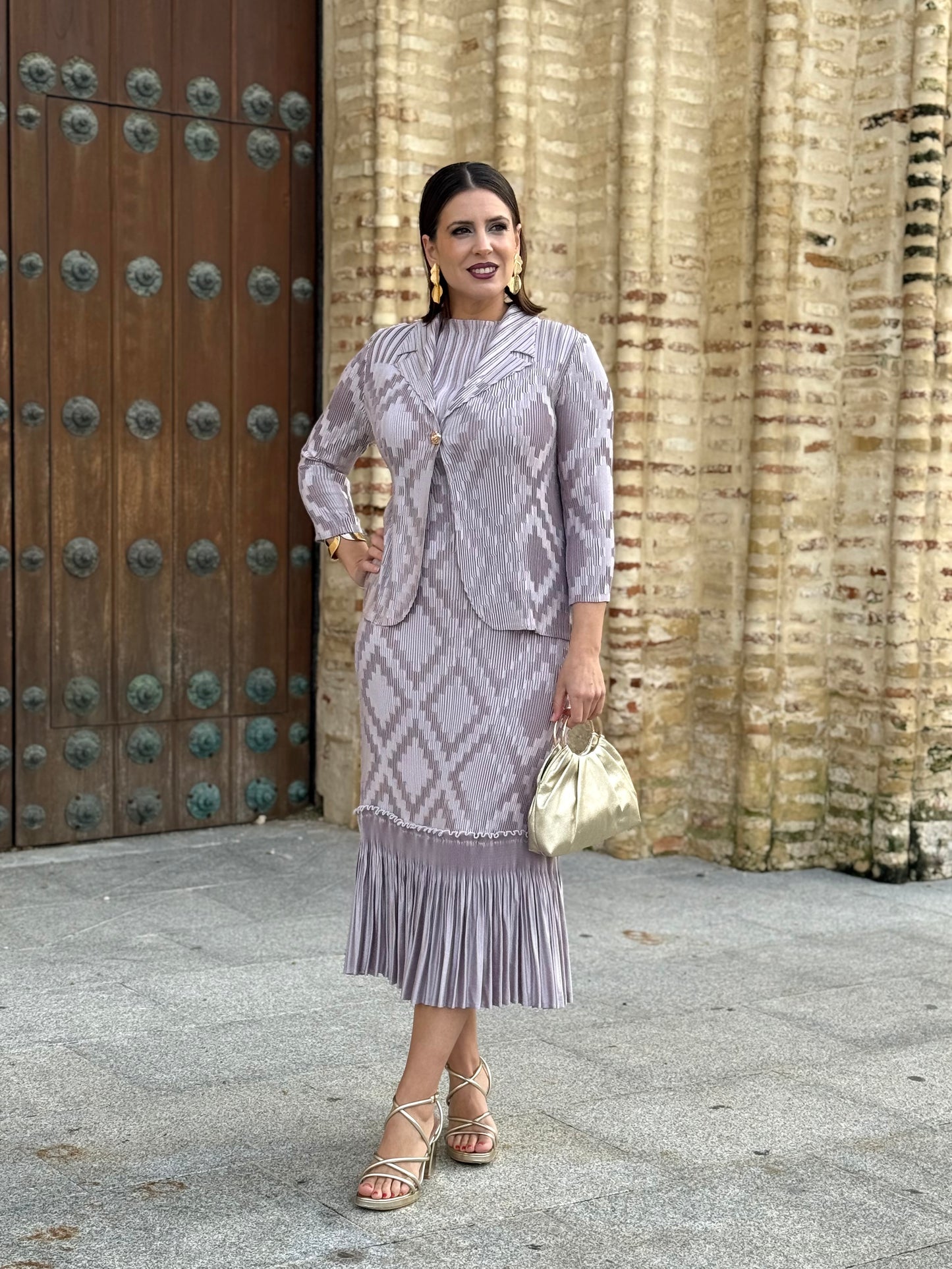 Conjunto Verena Malva Empolvado