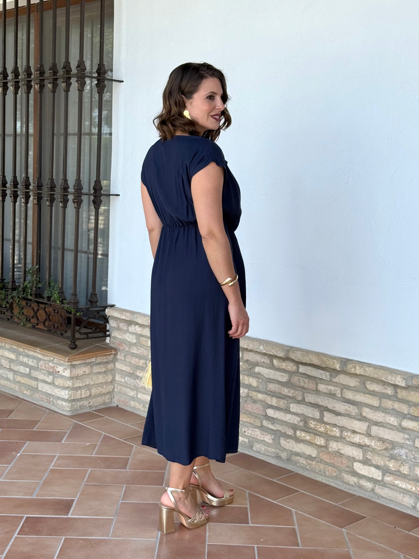 Vestido Sofía  Azul Marino