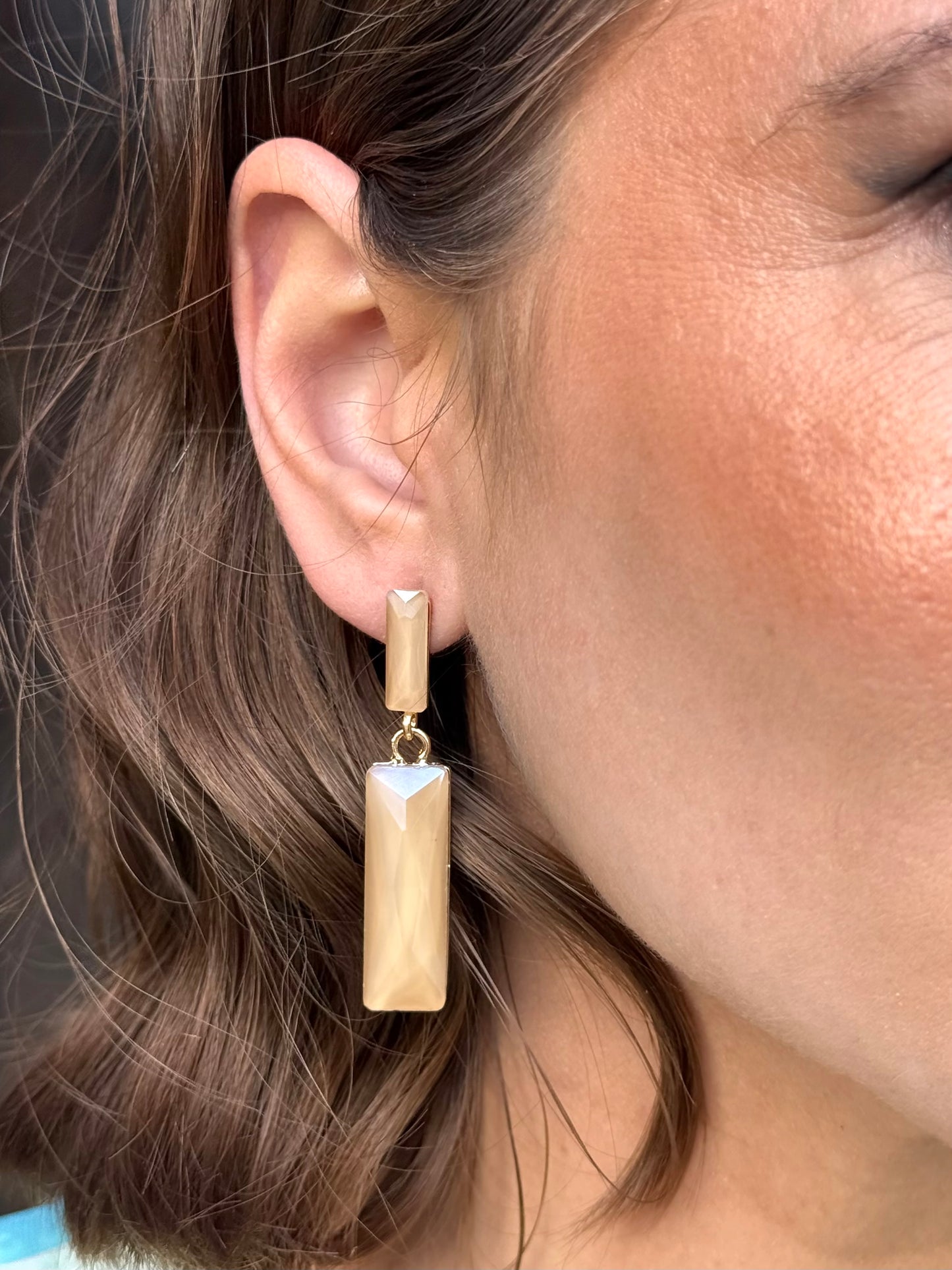 Pendientes Roma Beige