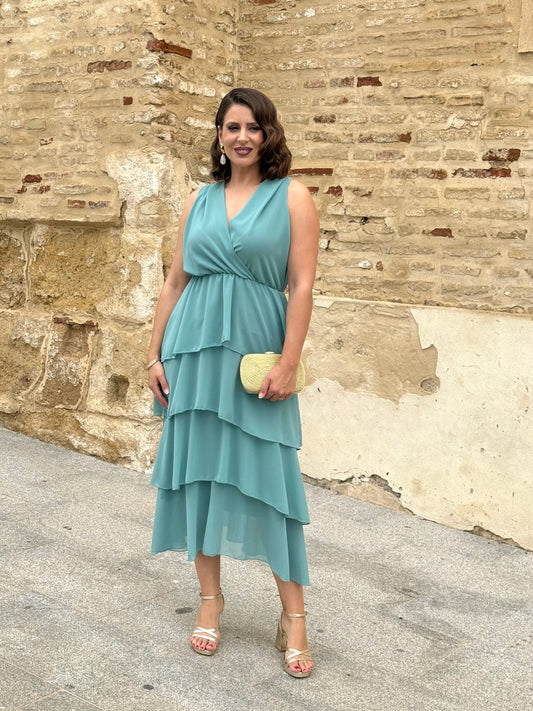 Vestido Naiara Agua Marina