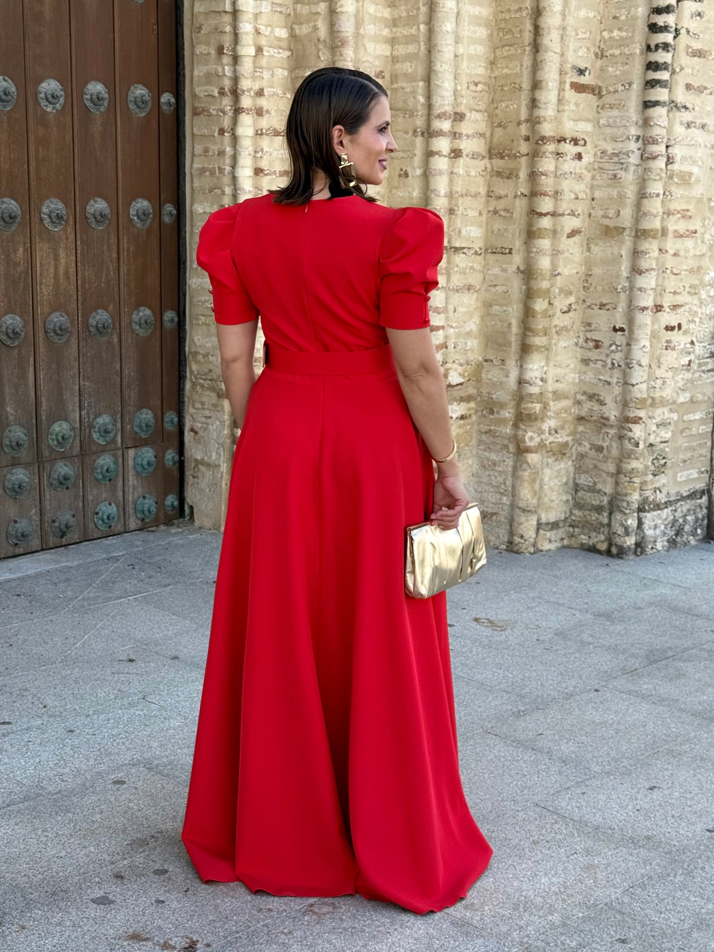 Vestido Coralina M/C Rojo
