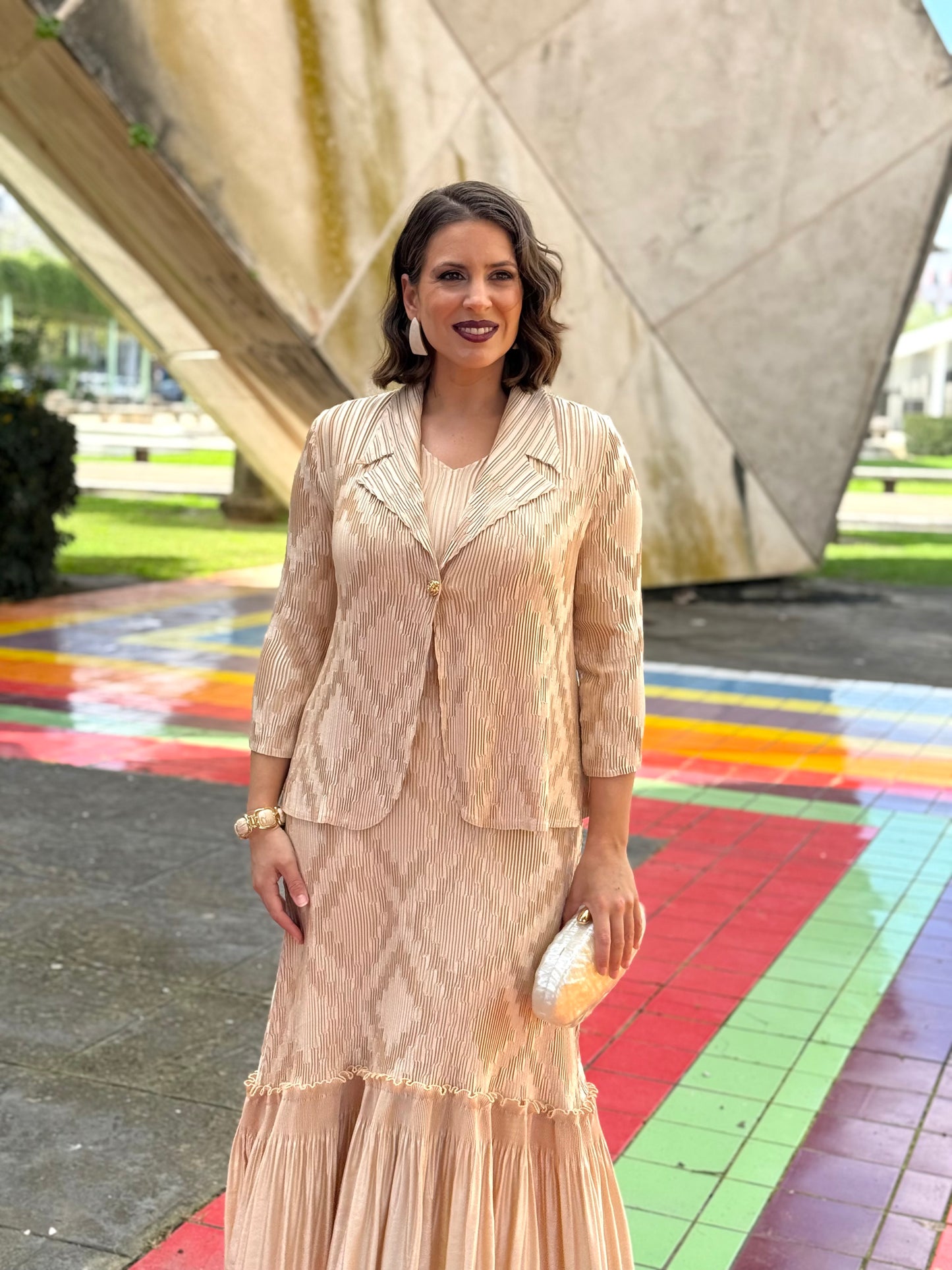 Conjunto Verena Champagne