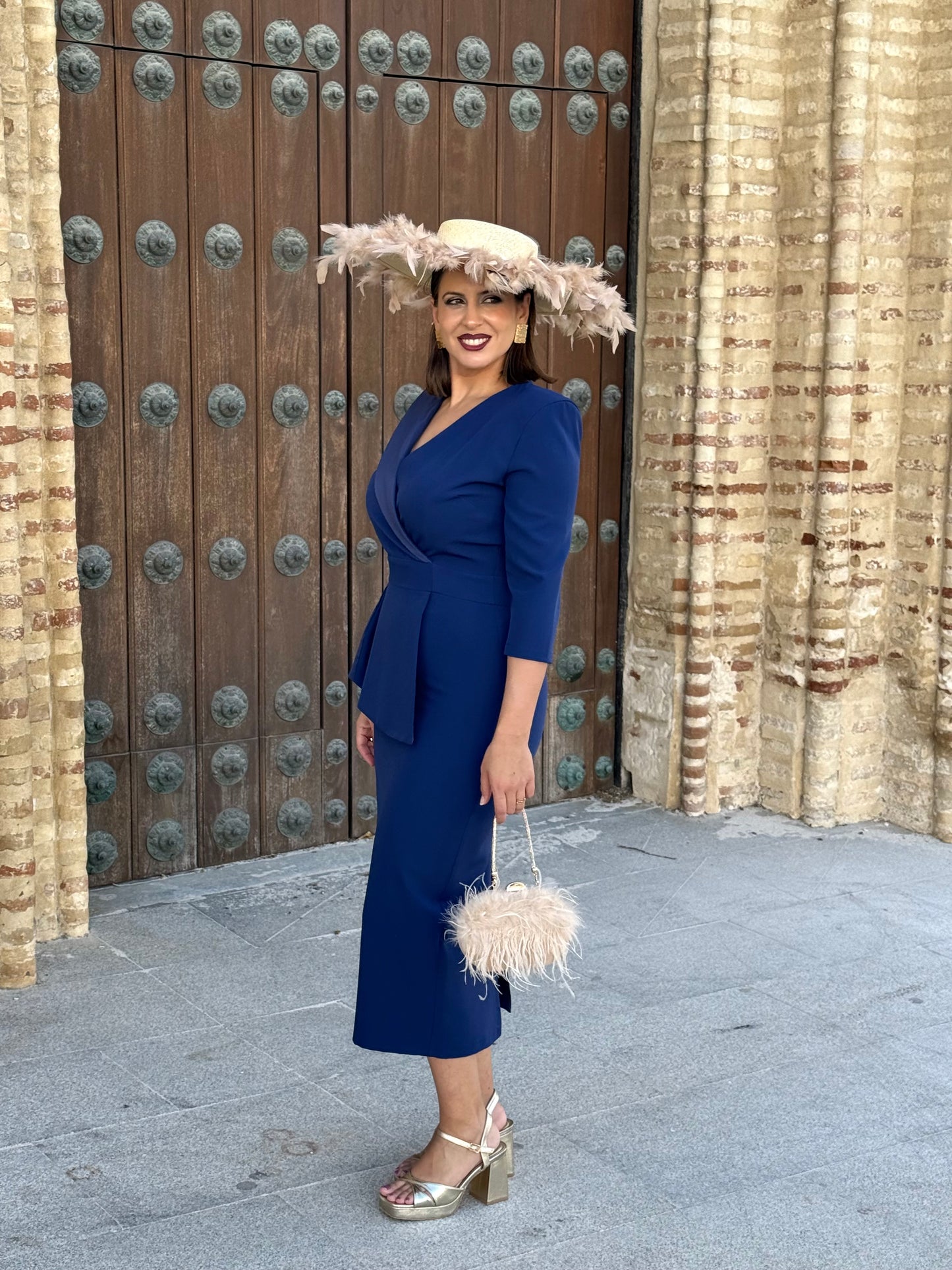 Vestido Davinia Azul Marino