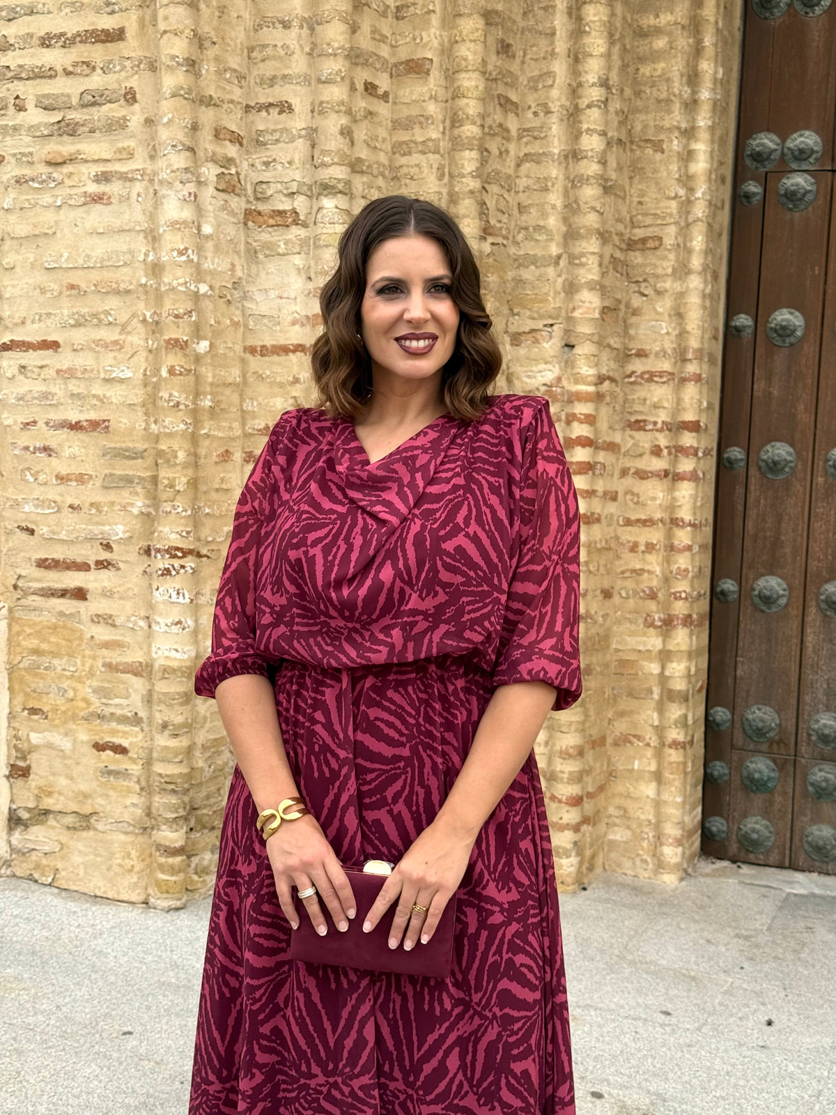 Vestido Miriam Estampado Buganvilla