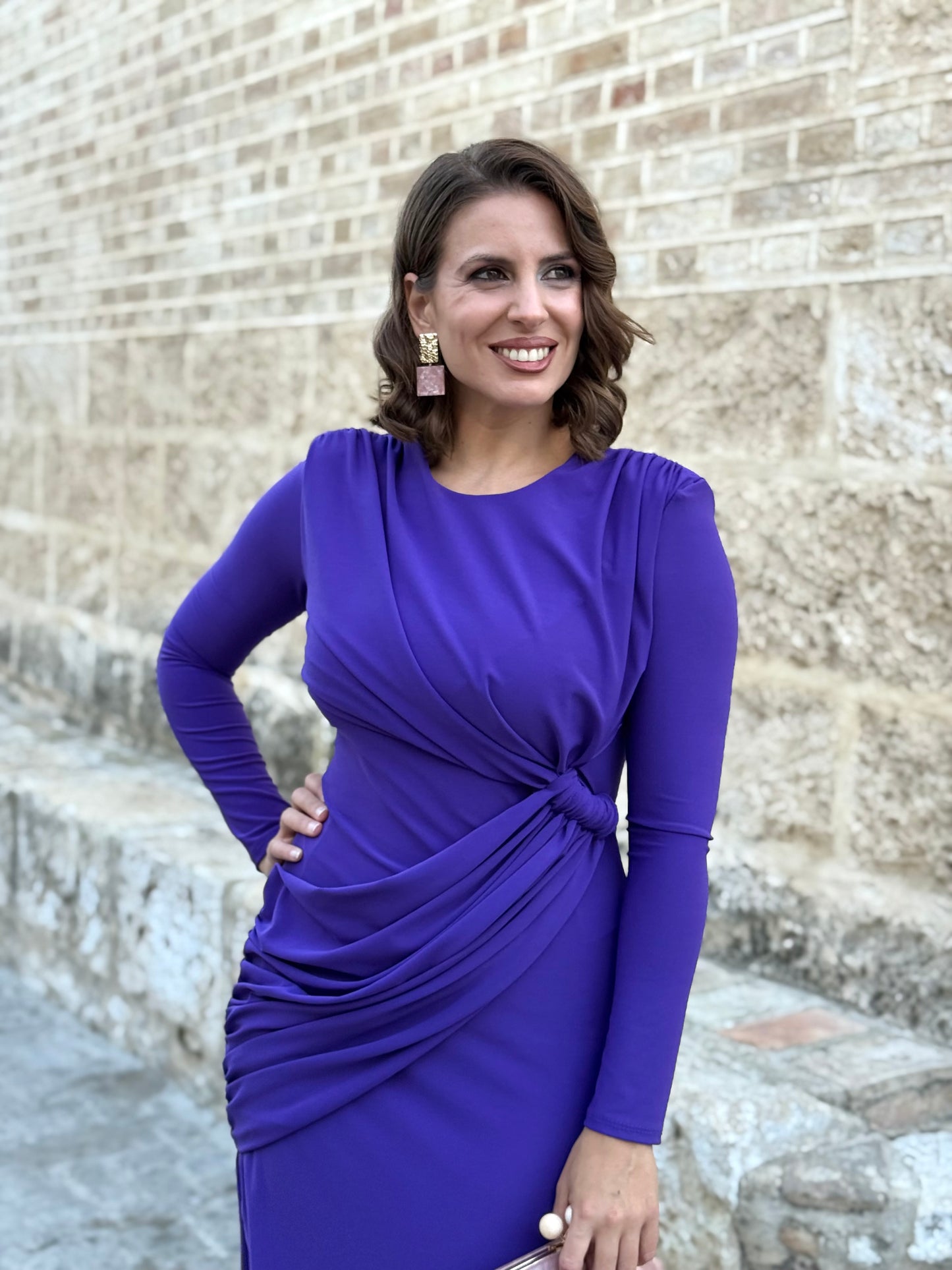 Vestido Cayetana Morado
