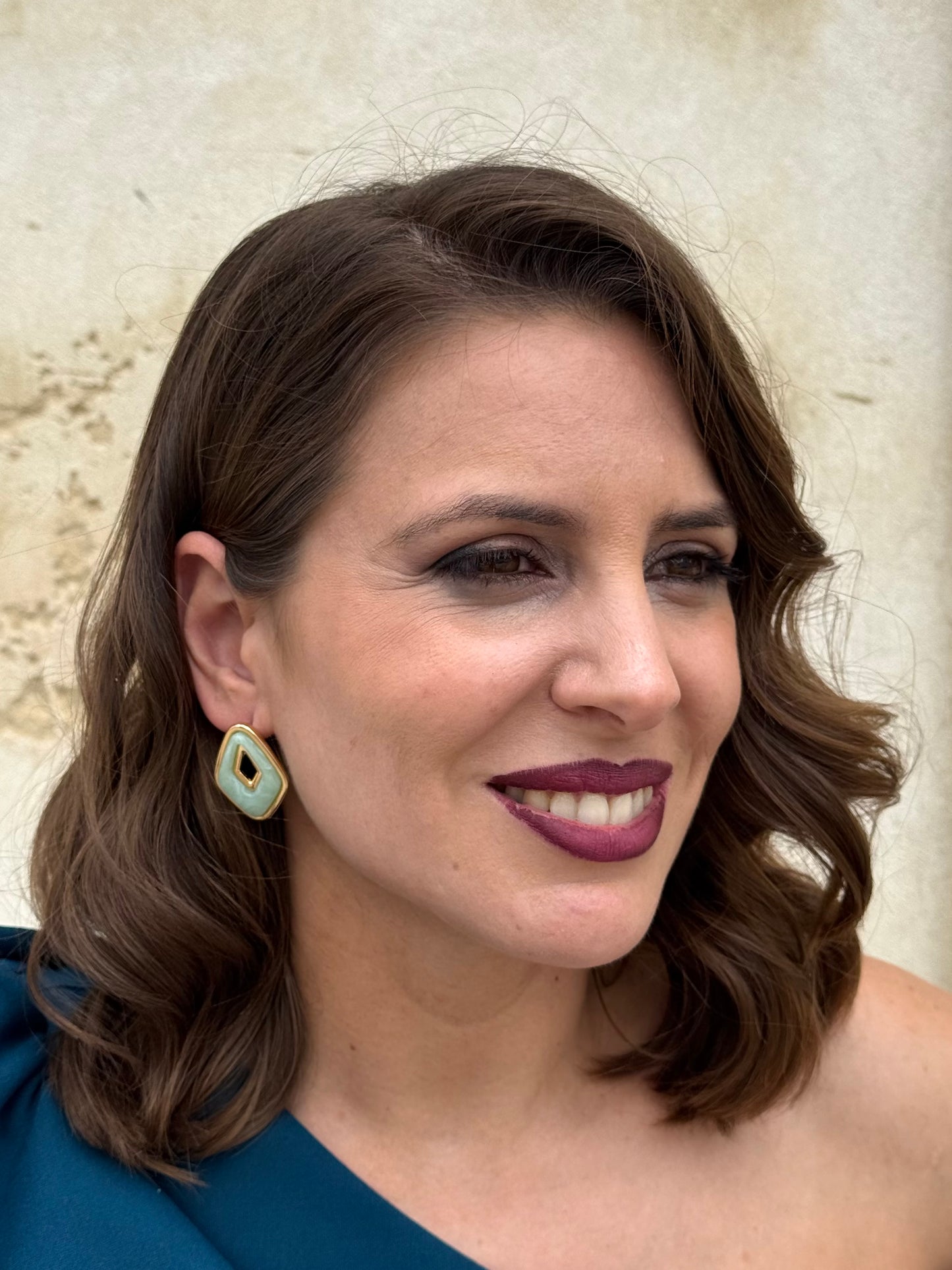 Pendientes Erika Verde Mar
