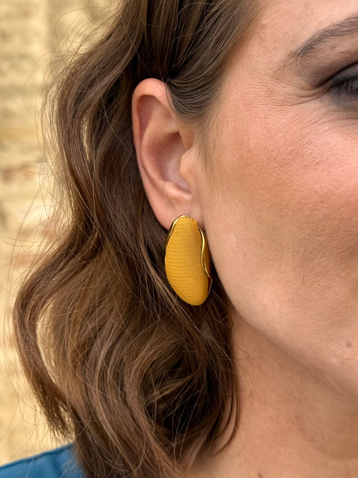 Pendientes Leonor Mostaza