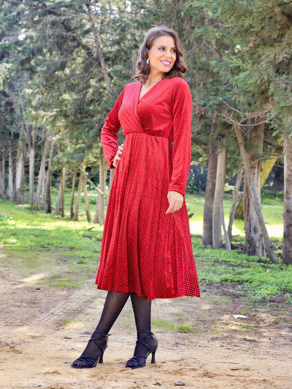 Vestido Zarzuela Rojo