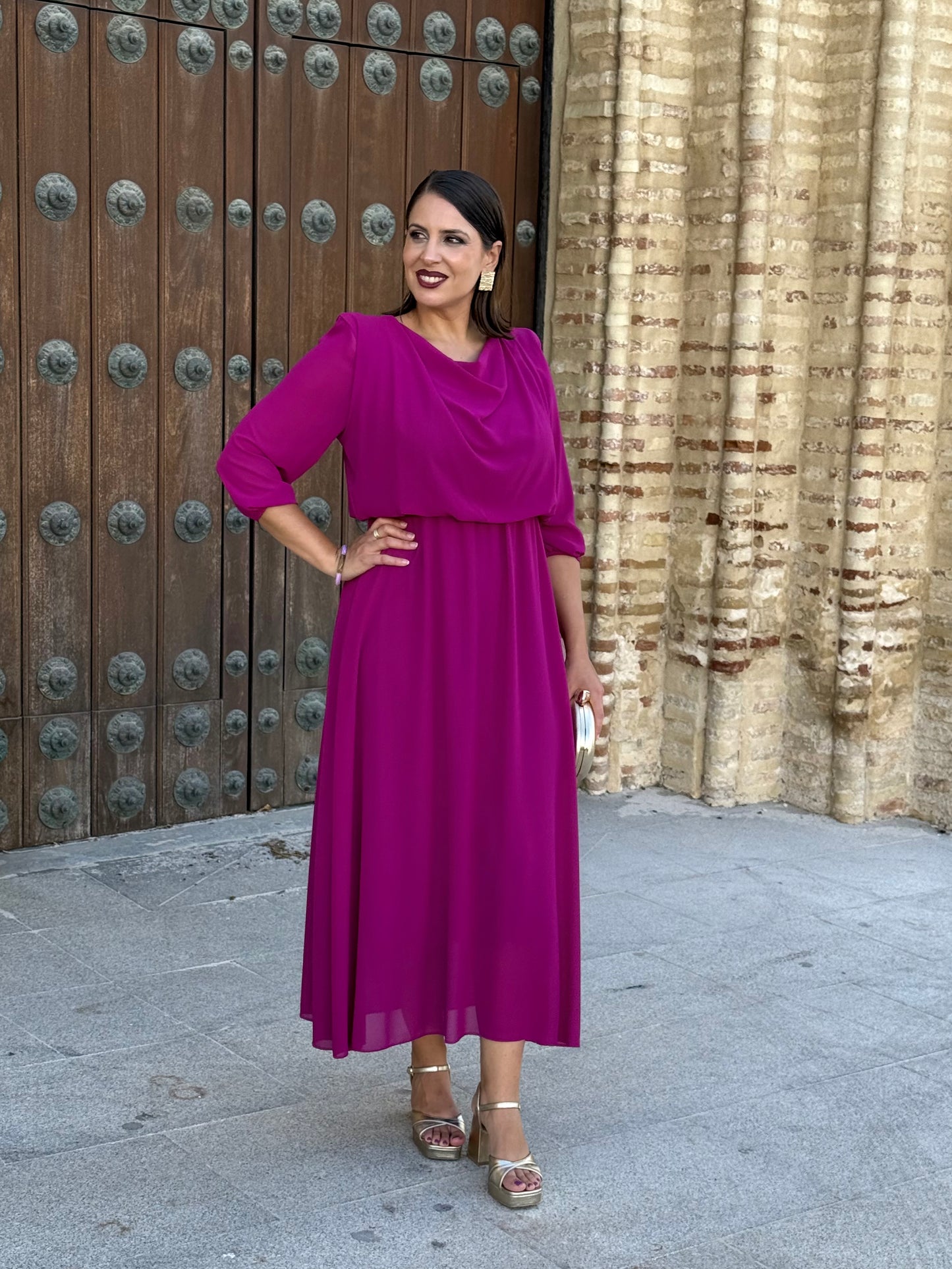 Vestido Miriam Buganvilla