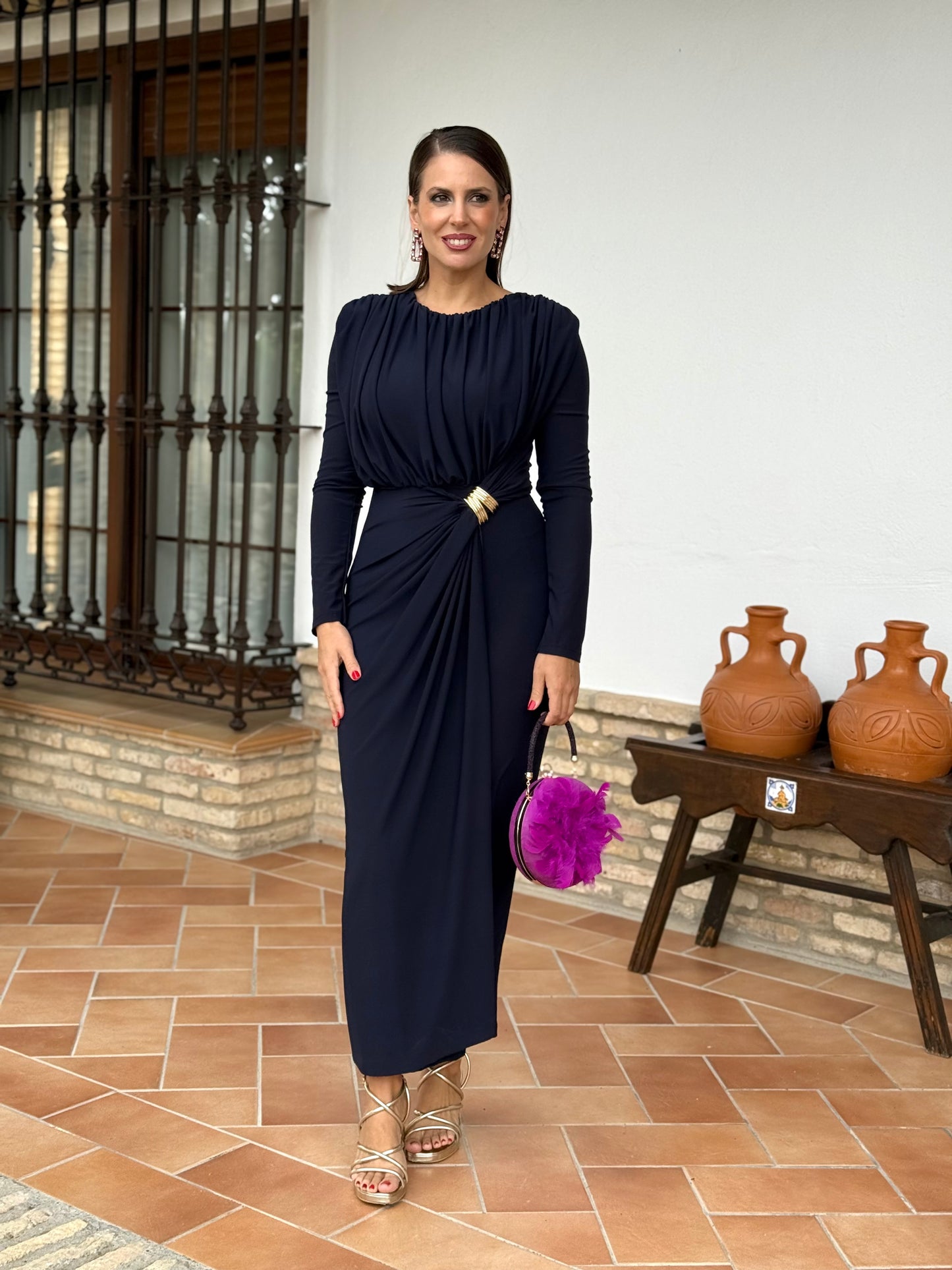 Vestido Murano Marino