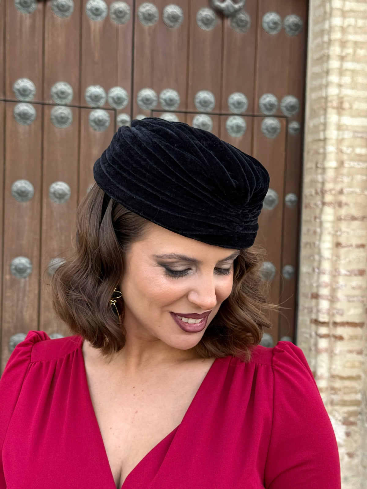 Tocado Casquete de Terciopelo