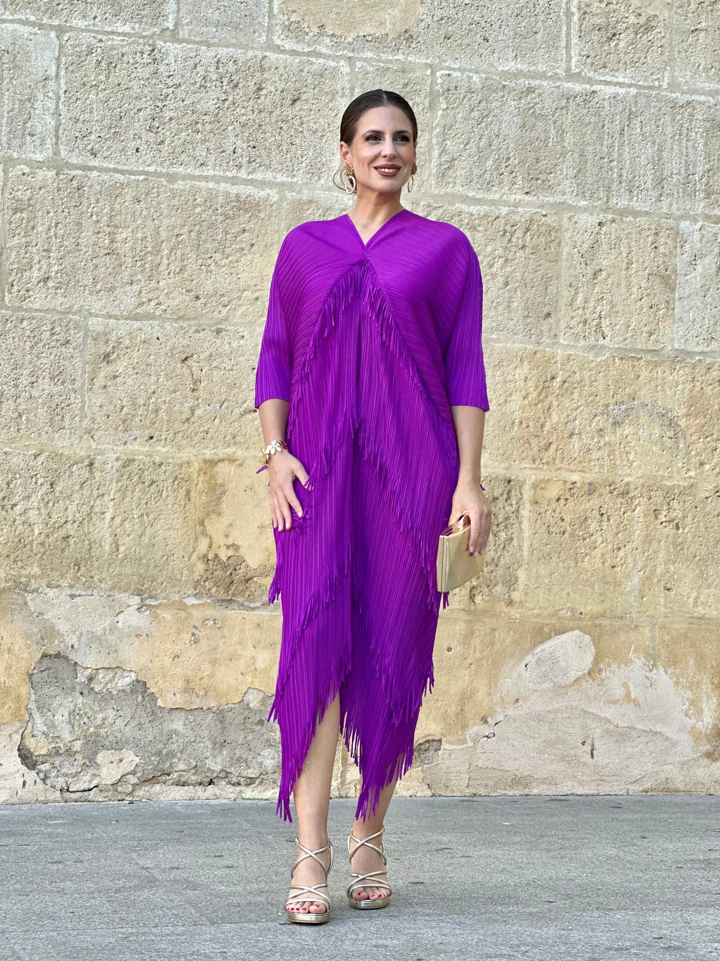 Vestido Adela Buganvilla